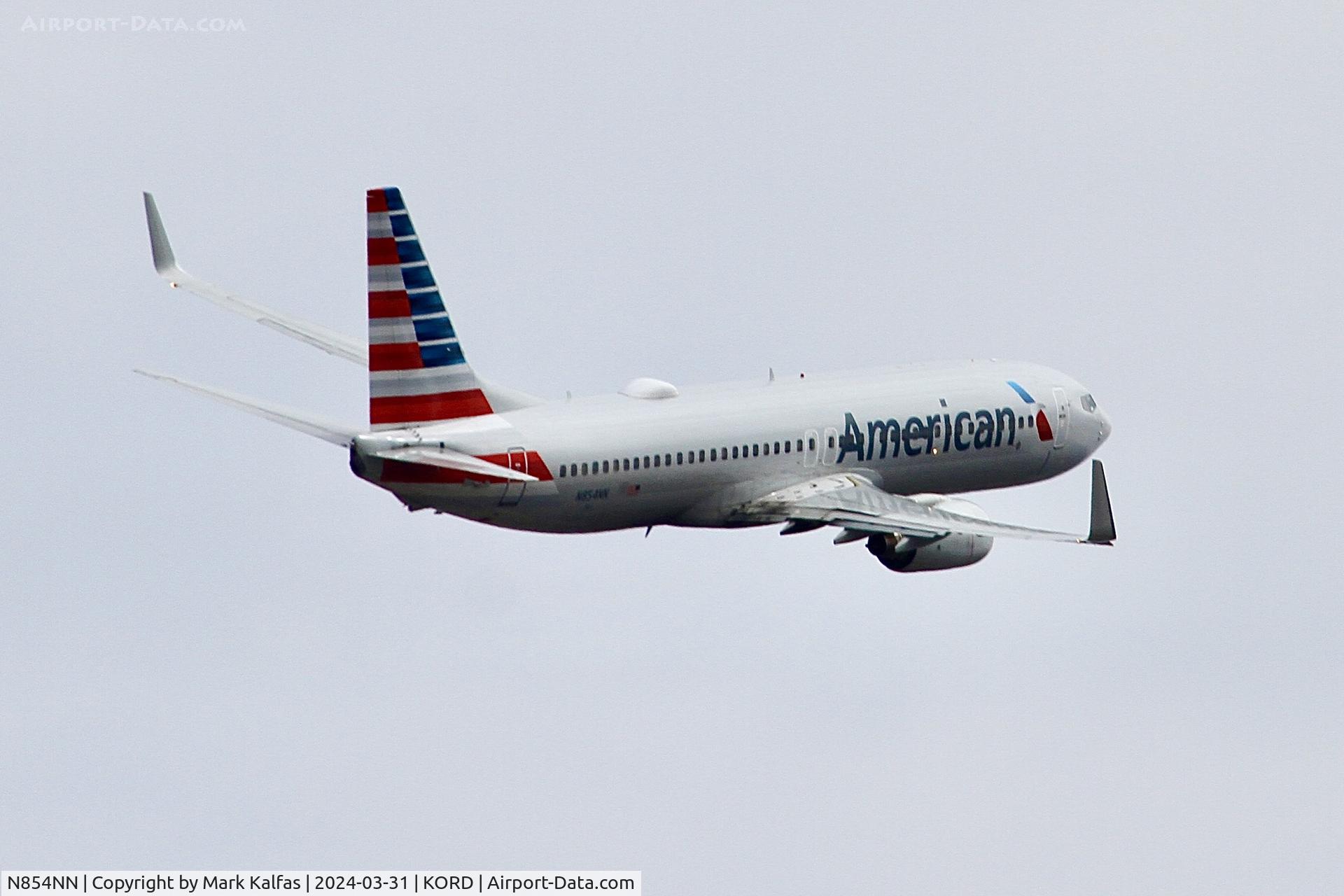 N854NN, 2010 Boeing 737-823 C/N 33214, B738 American Airlines Boeing 737-823 N854NN AAL1109 ORD-DFW