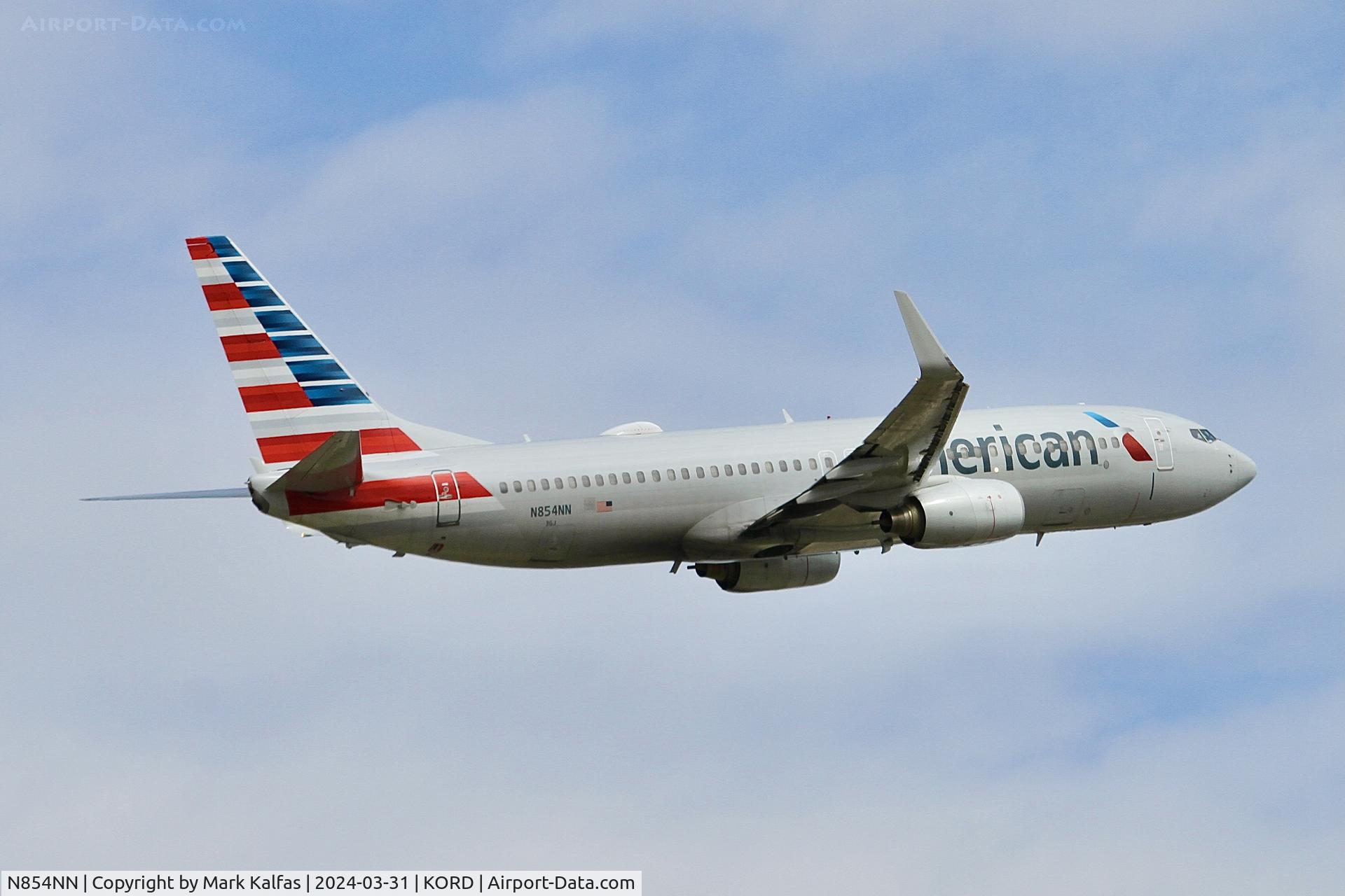 N854NN, 2010 Boeing 737-823 C/N 33214, B738 American Airlines Boeing 737-823 N854NN AAL1109 ORD-DFW