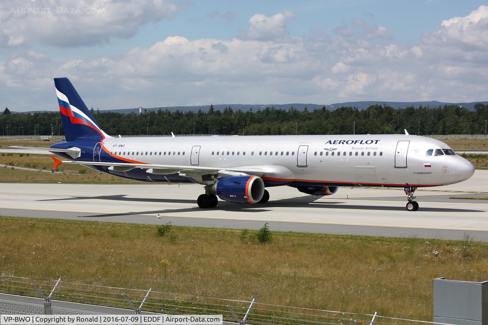 VP-BWO, 2004 Airbus A321-211 C/N 2337, at fra