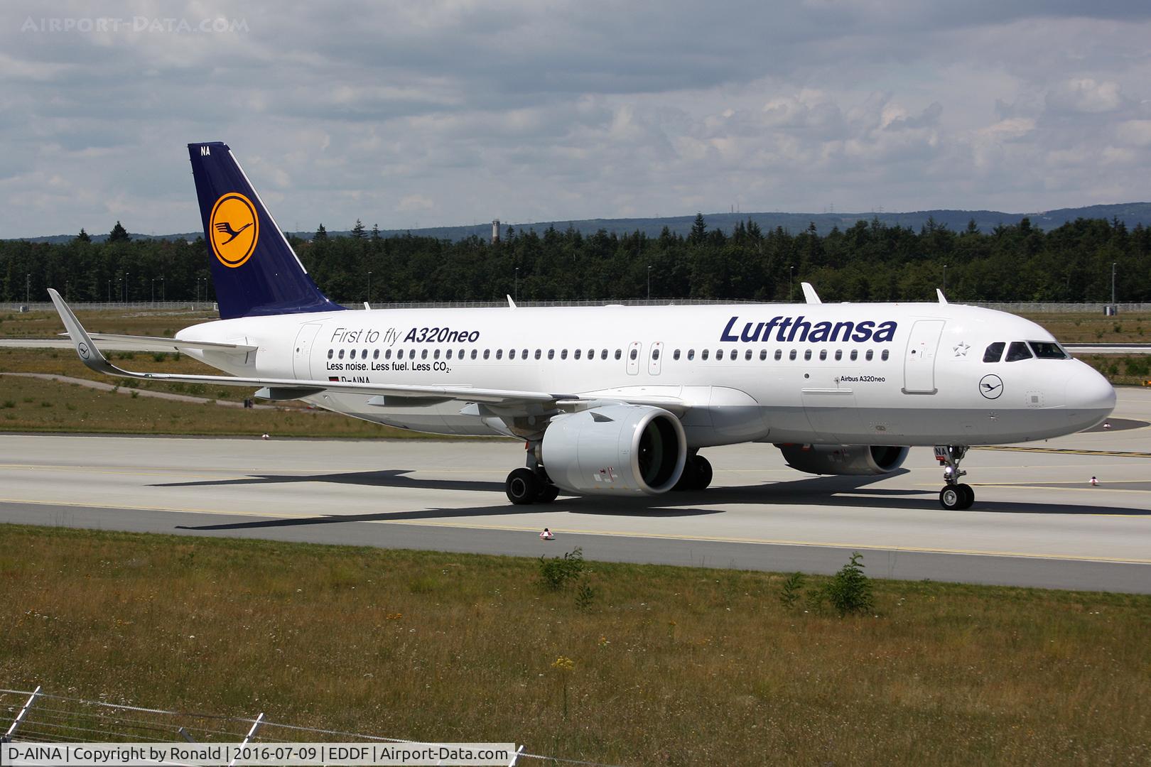 D-AINA, 2015 Airbus A320-271N C/N 6801, at fra