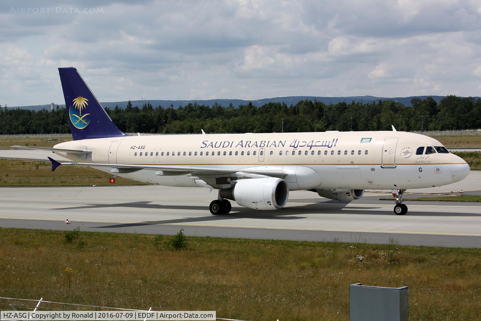 HZ-ASG, 2012 Airbus A320-214 C/N 5223, at fra
