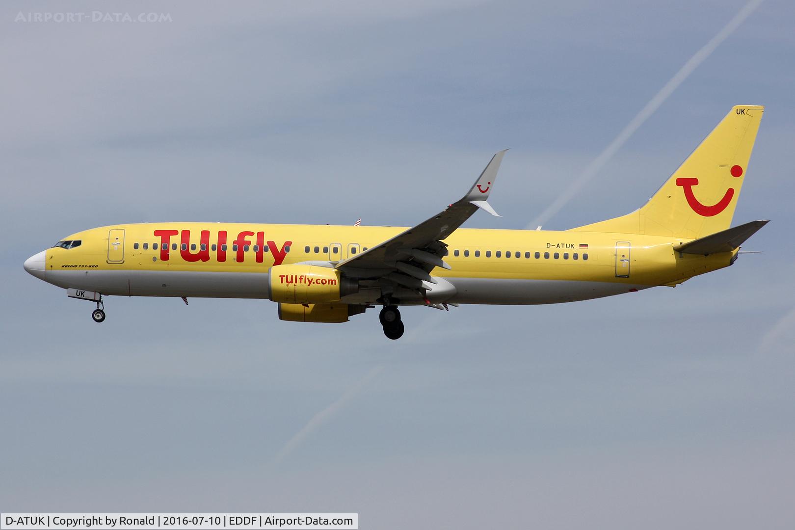 D-ATUK, 2011 Boeing 737-8K5 C/N 39094, at fra