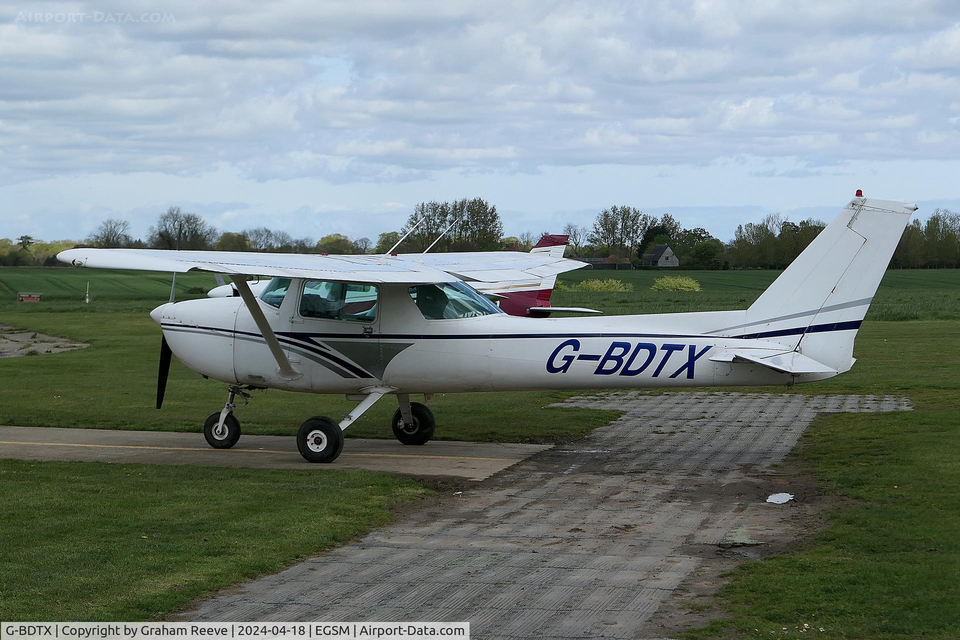 G-BDTX, 1976 Reims F150M C/N 1275, Parked at Beccles.