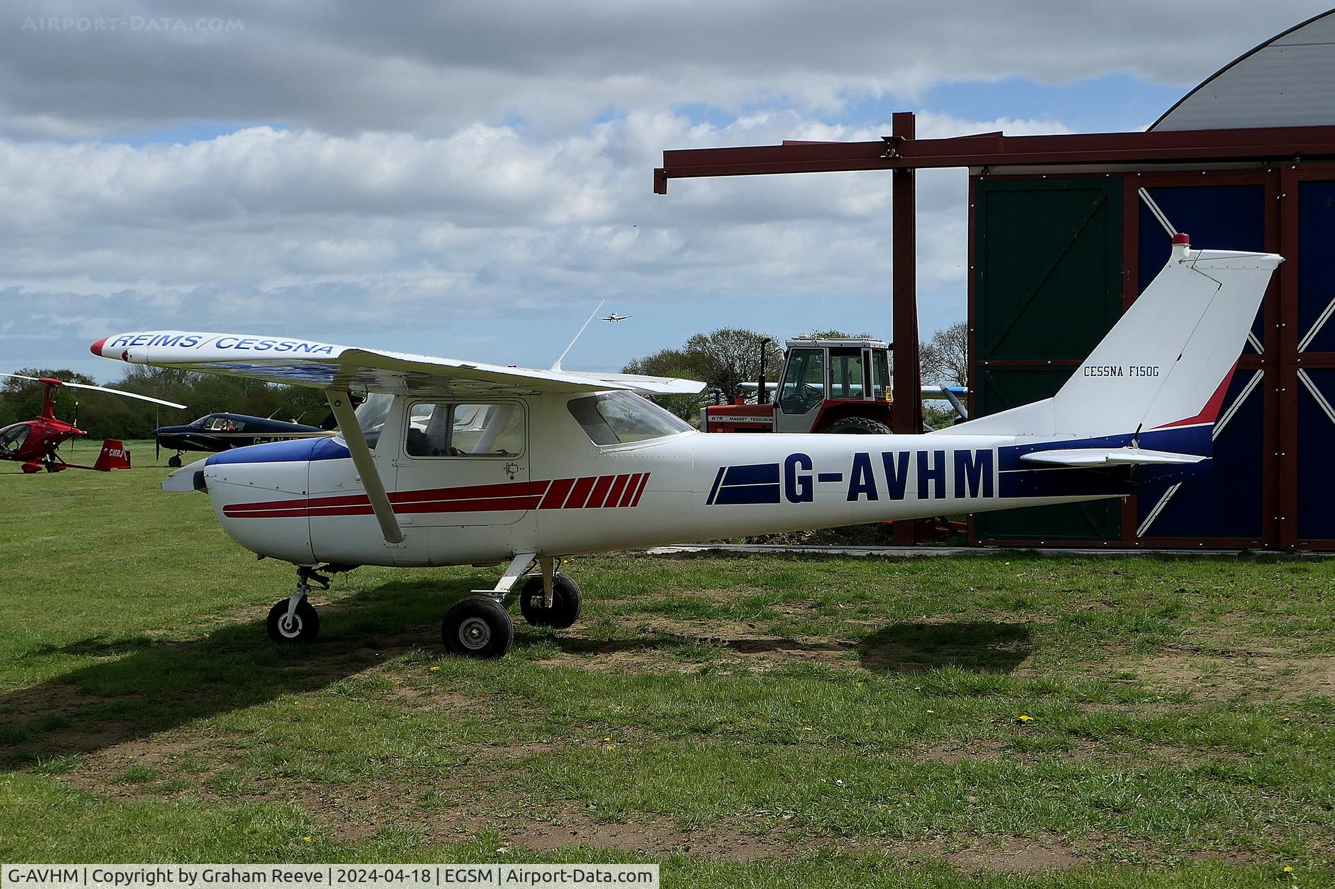 G-AVHM, 1967 Reims F150G C/N 0181, Parked at Beccles.