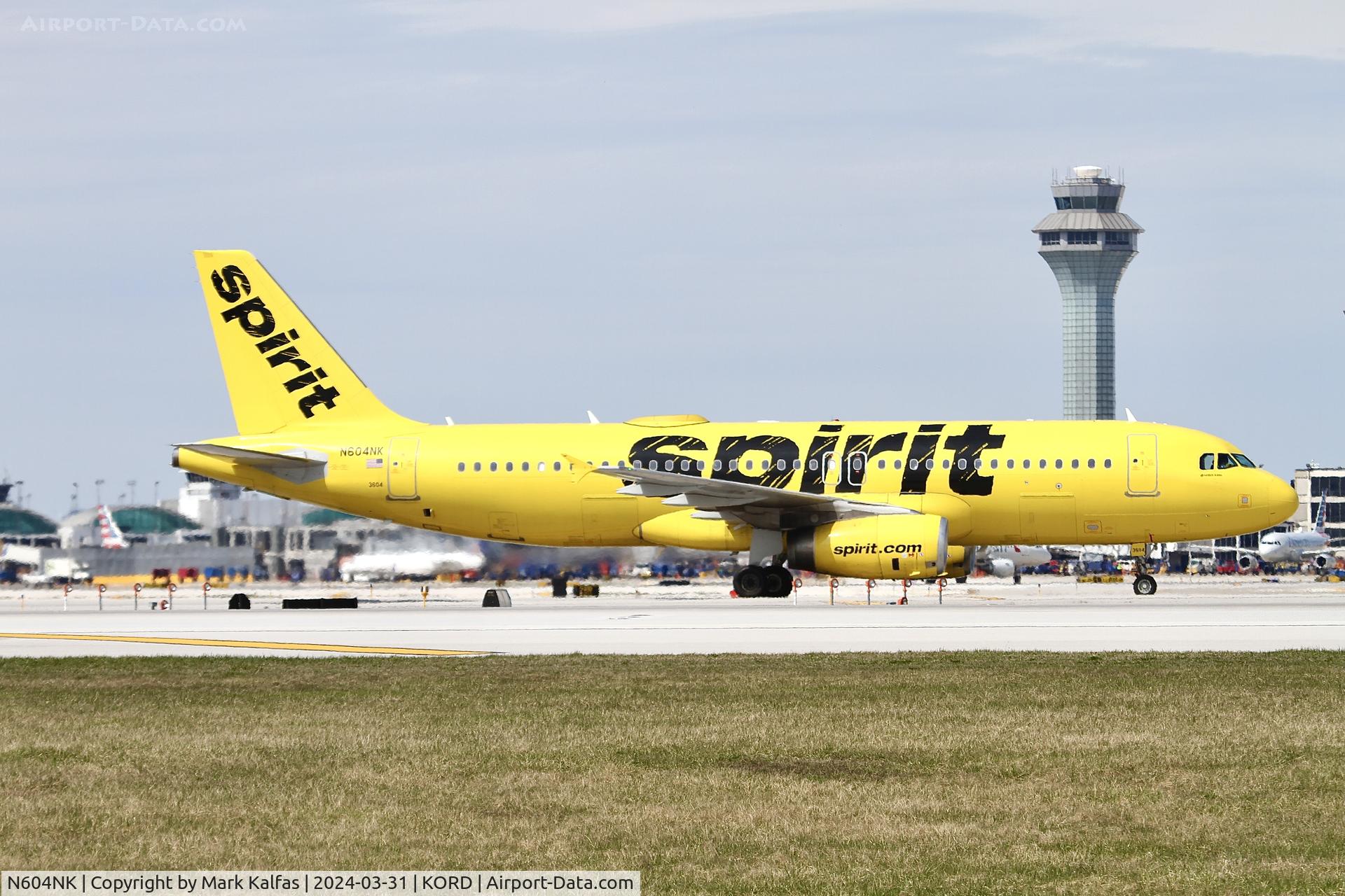 N604NK, 2010 Airbus A320-232 C/N 4431, A320 Spirit Airlines Airbus A320-232 N604NK NKS1177 RSW-ORD