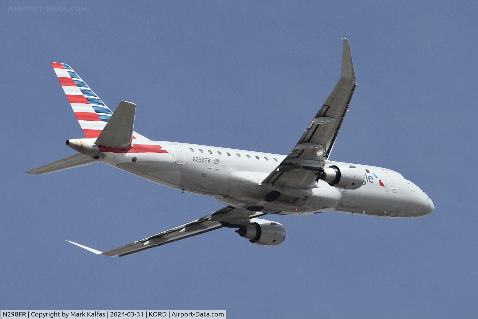 N298FR, 2020 Embraer ERJ 170-200 LR C/N 17000845, E75L Envoy / American Airlines Embraer 170-200 LR 175LR  N298FR ENY4001 ORD-STL
