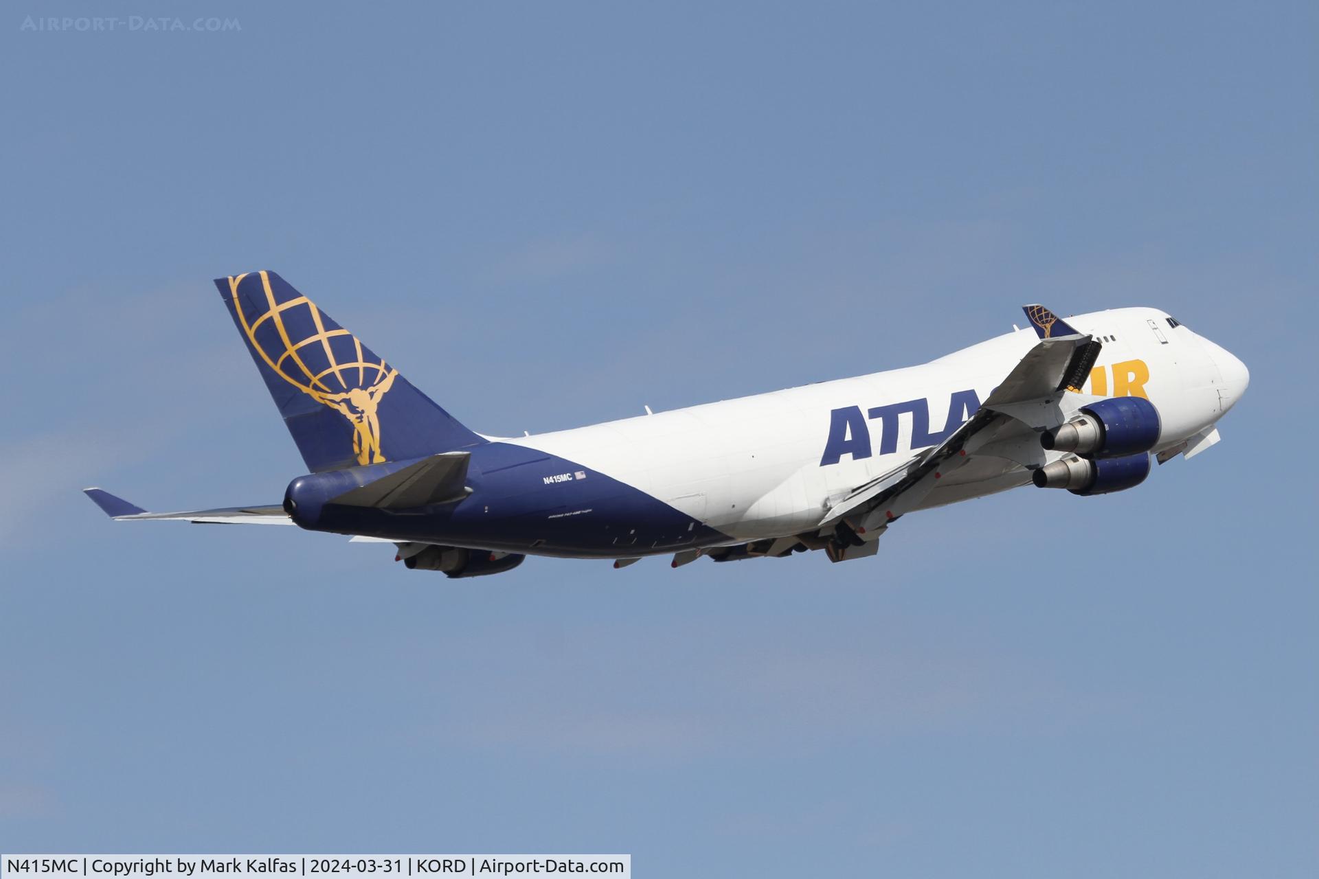 N415MC, 2002 Boeing 747-47UF C/N 32837, B744 Atlas Air Boeing 747-47UF N415MC GTI8711 KORD-RSKI