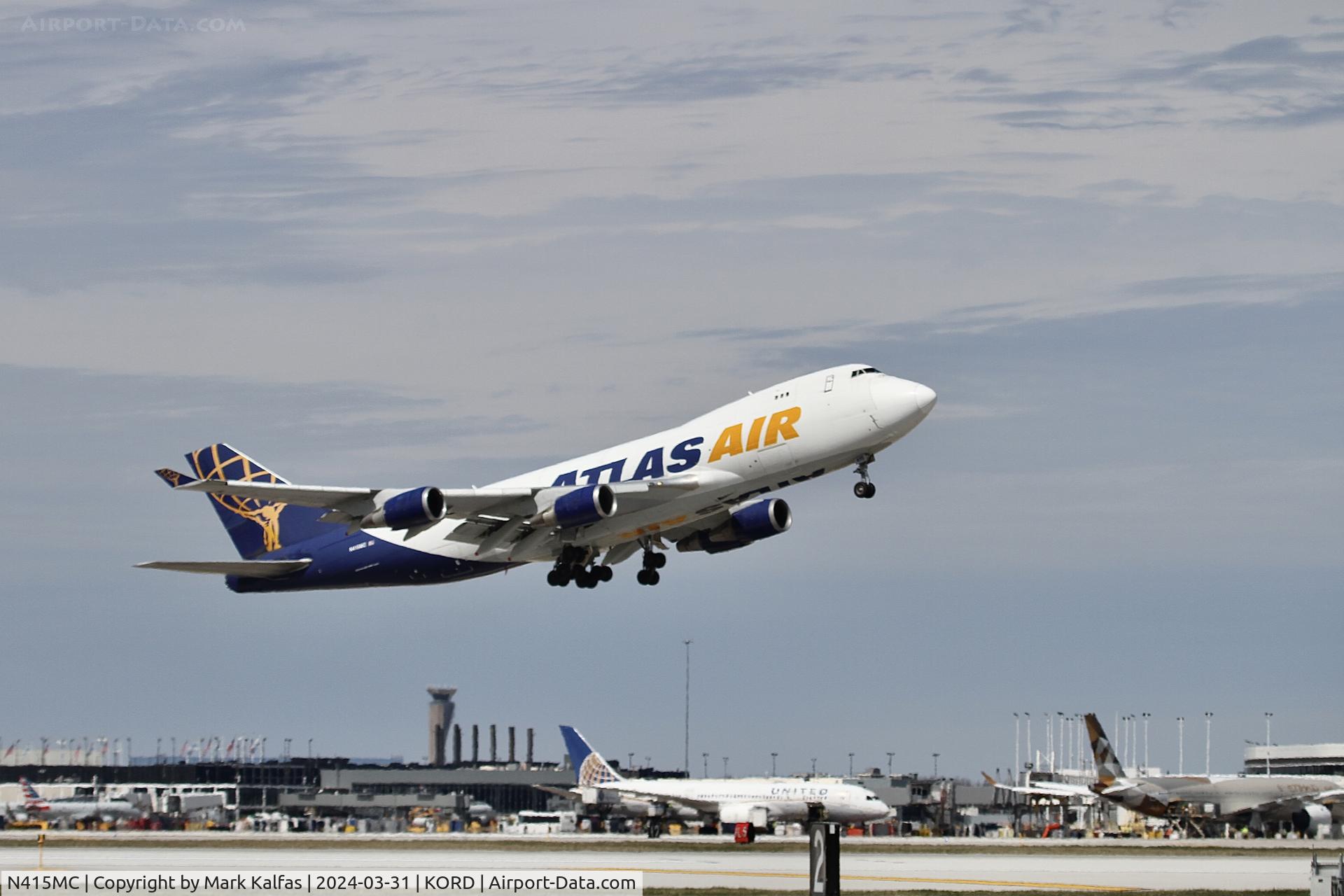 N415MC, 2002 Boeing 747-47UF C/N 32837, B744 Atlas Air Boeing 747-47UF N415MC GTI8711 KORD-RSKI