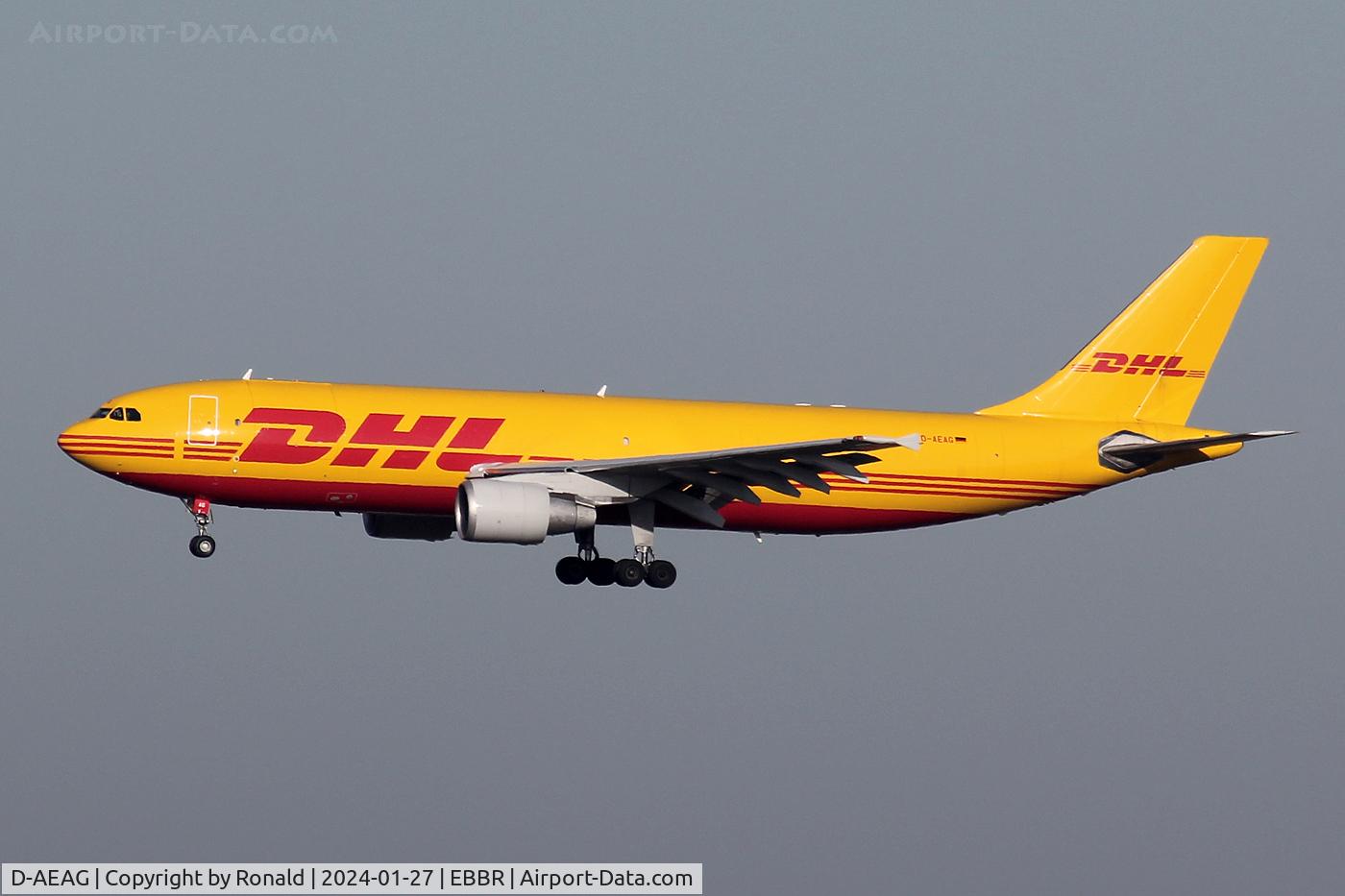 D-AEAG, 1991 Airbus A300B4-622R(F) C/N 621, at ebbr