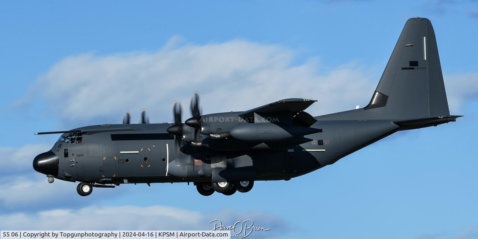 55 06, 2023 Lockheed Martin KC-130J Hercules C/N 382-5979, New KC-130J being delivered to Germany as part of the BATS program which shares aircraft with France.