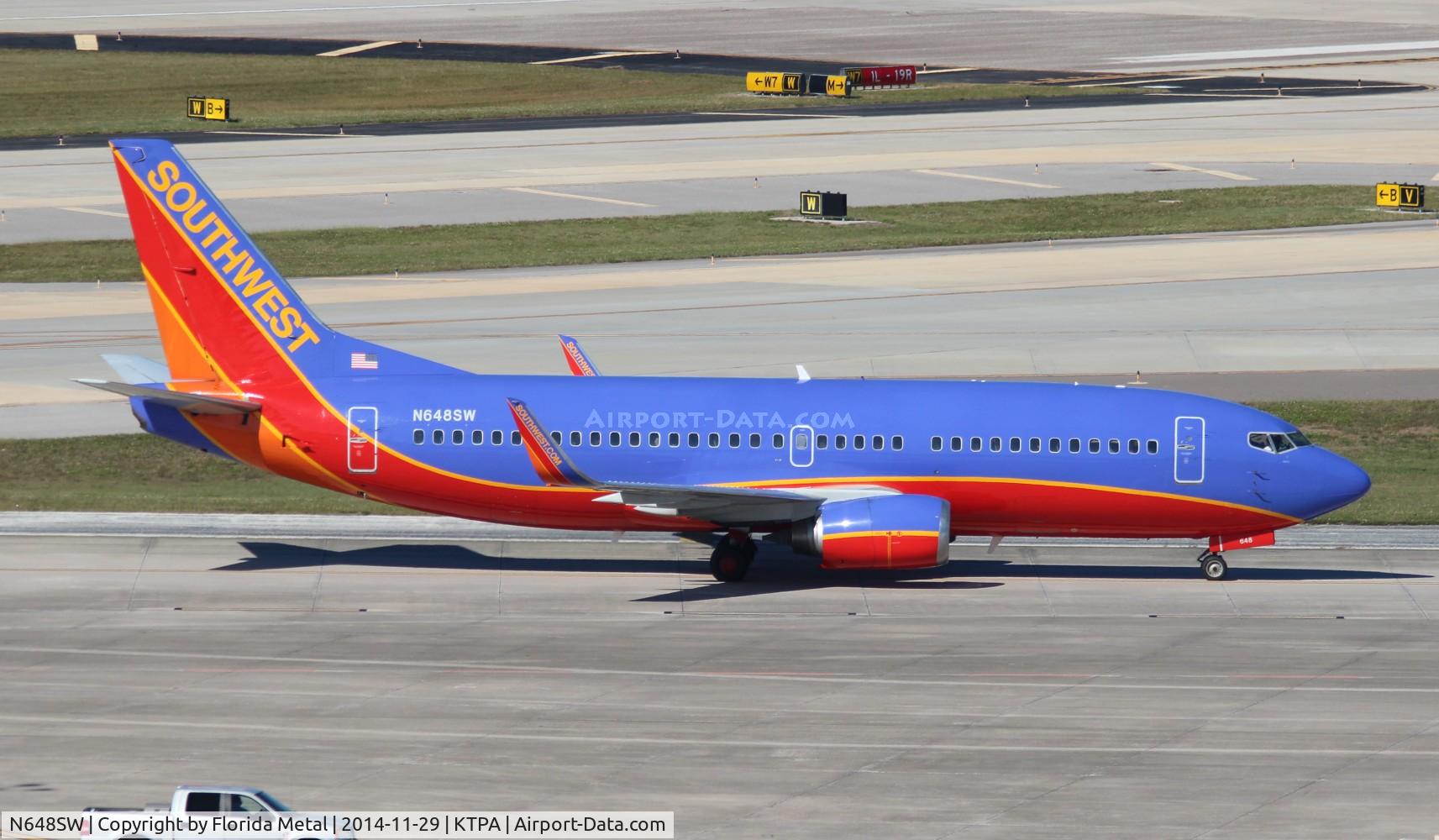 N648SW, 1997 Boeing 737-3H4 C/N 27718, SWA 733 oc zx