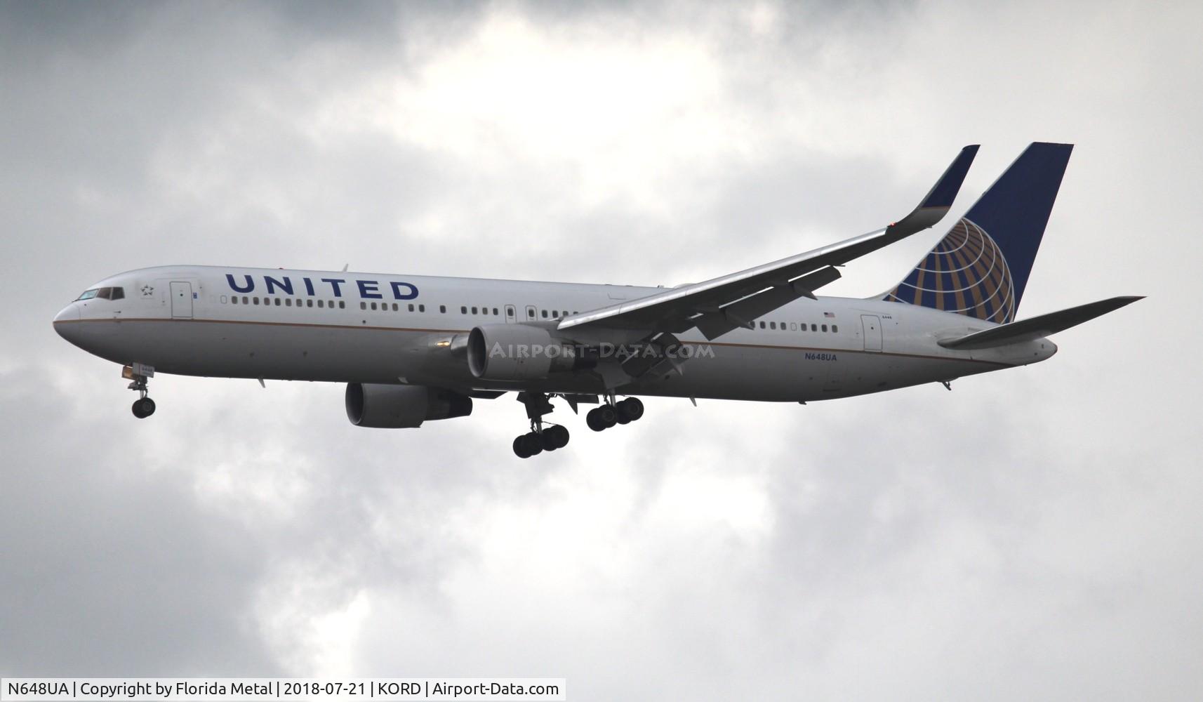 N648UA, 1992 Boeing 767-322ER C/N 25285, UAL 763 oc zx MUC / EDDM - ORD
