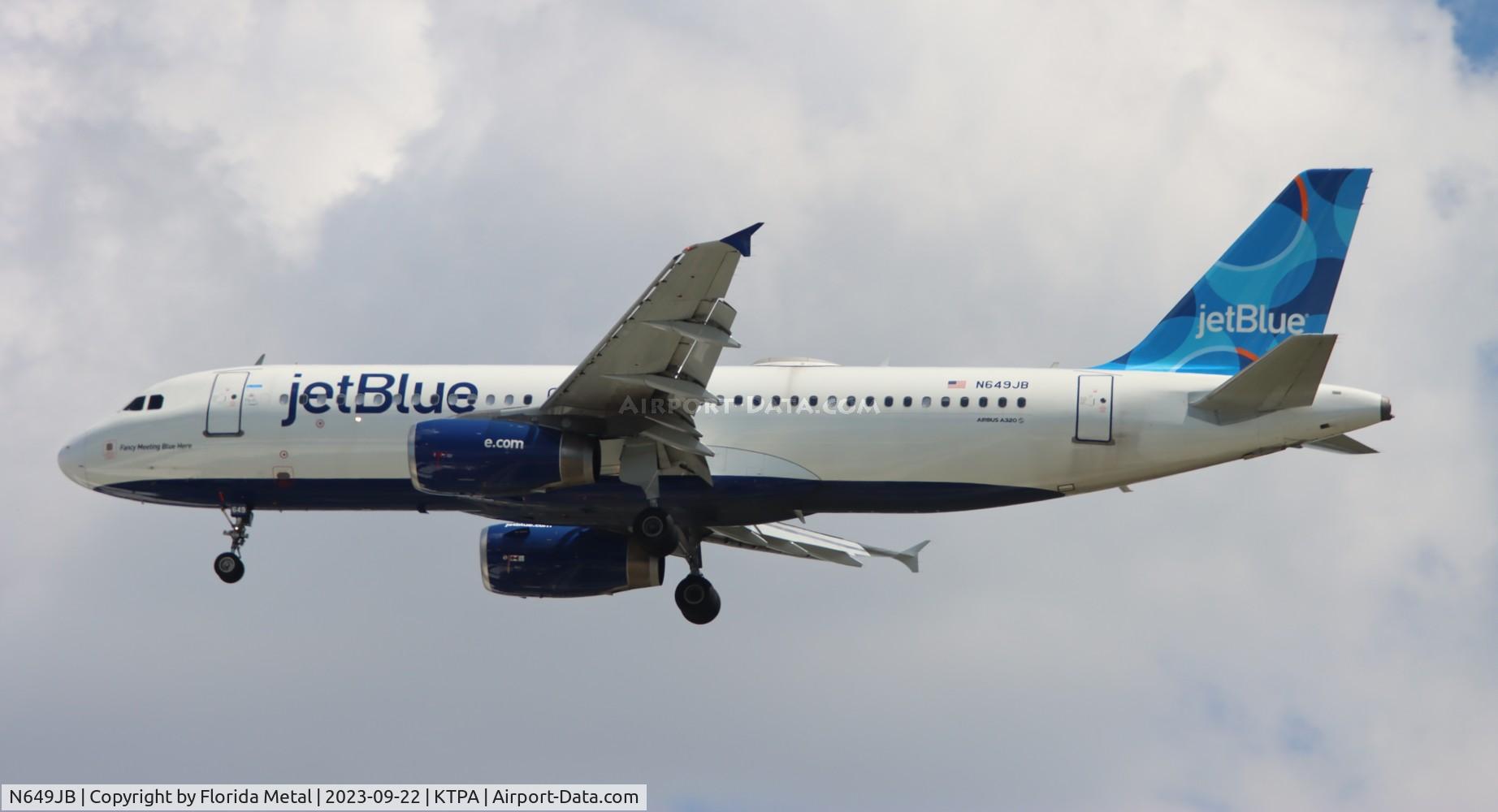 N649JB, 2006 Airbus A320-232 C/N 2977, JBU A320 zx HPN-TPA