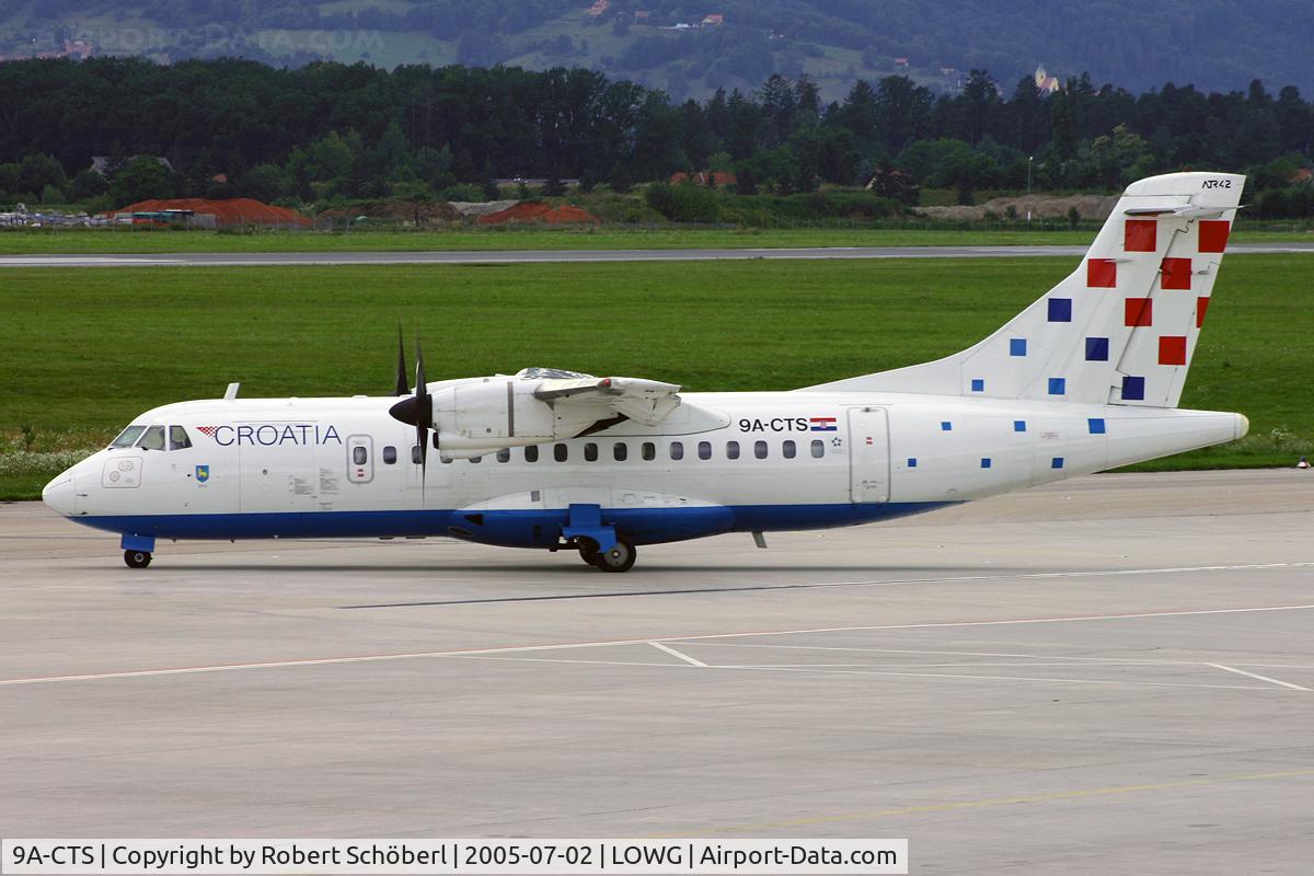 9A-CTS, 1993 ATR 42-310QC C/N 312, 9A-CTS @ LOWG 2005