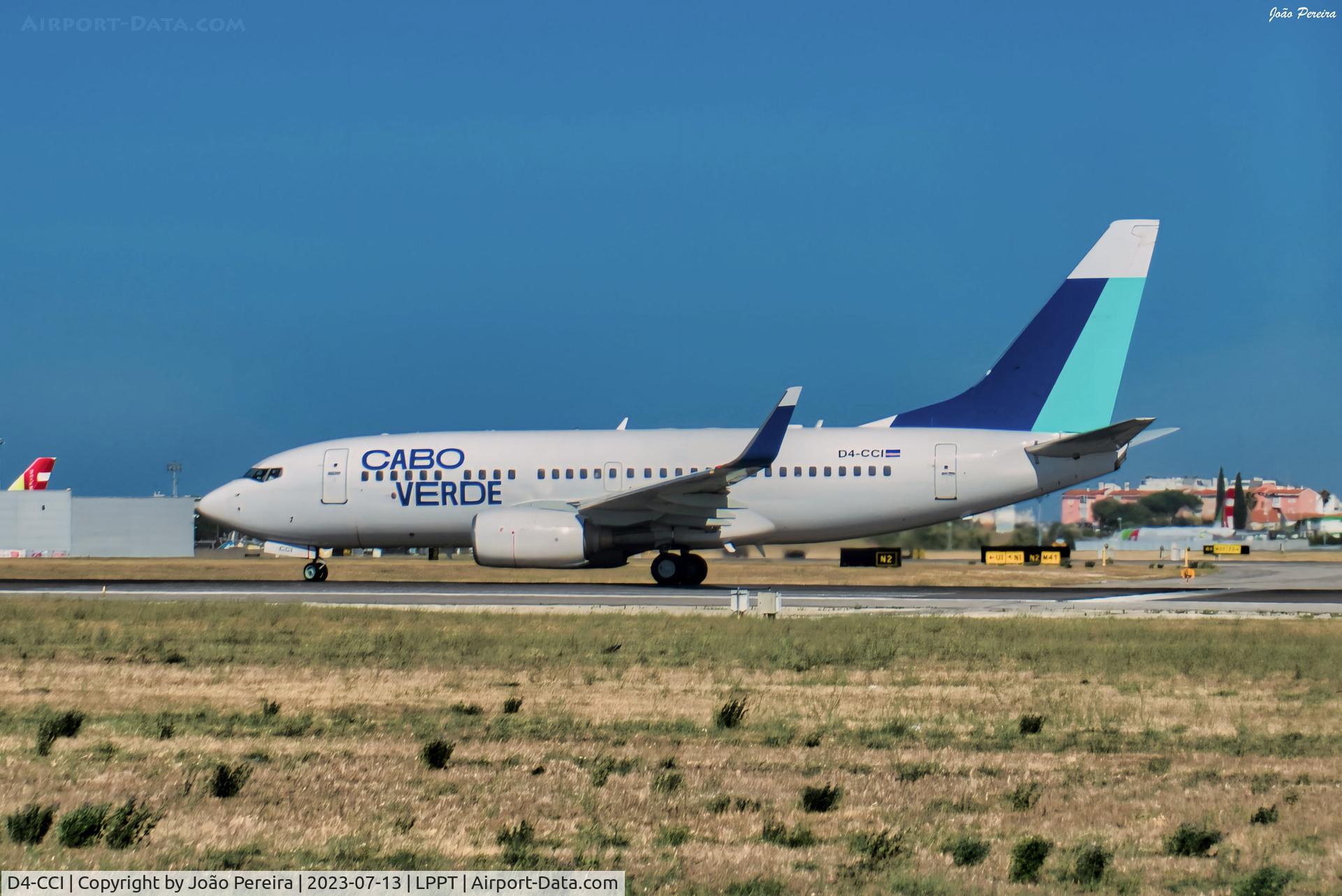 D4-CCI, 2006 Boeing 737-7M2 C/N 34559, Cabo Verde Airlines B737 at LPPT