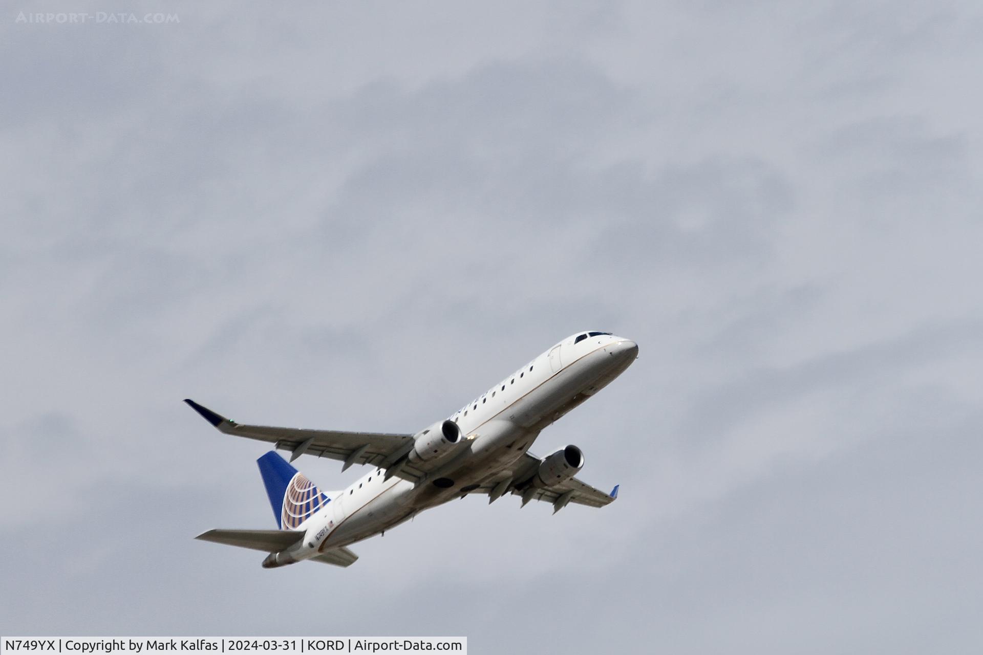 N749YX, 2017 Embraer 175LR (ERJ-170-200LR) C/N 17000685, E75L Republic Airways./United Express EMBRAER ERJ 170-200 LR N749YX RPA3560  ORD-DUL