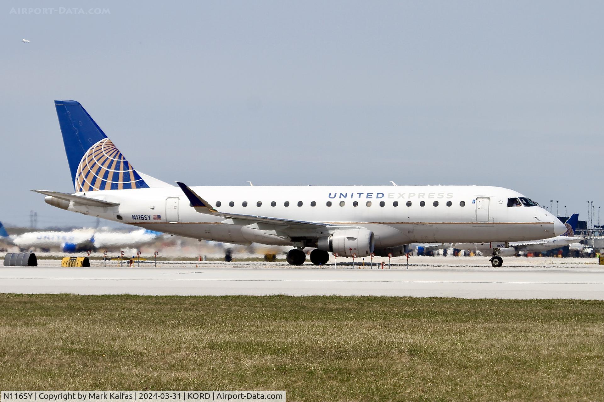 N116SY, 2014 Embraer 175LR (ERJ-170-200LR) C/N 17000411, E75L SkyWest / United Express EMBRAER S A ERJ 170-200 LR  N116SY SKW5466 JAX-ORD