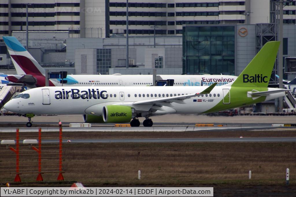 YL-ABF, 2021 Airbus A220-300 C/N 55133, Taxiing
