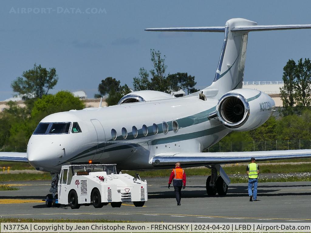 N377SA, 2007 Gulfstream Aerospace GV-SP C/N 5155, Bordeaux (BOD)	Bergerac (EGC)	(N377SA)