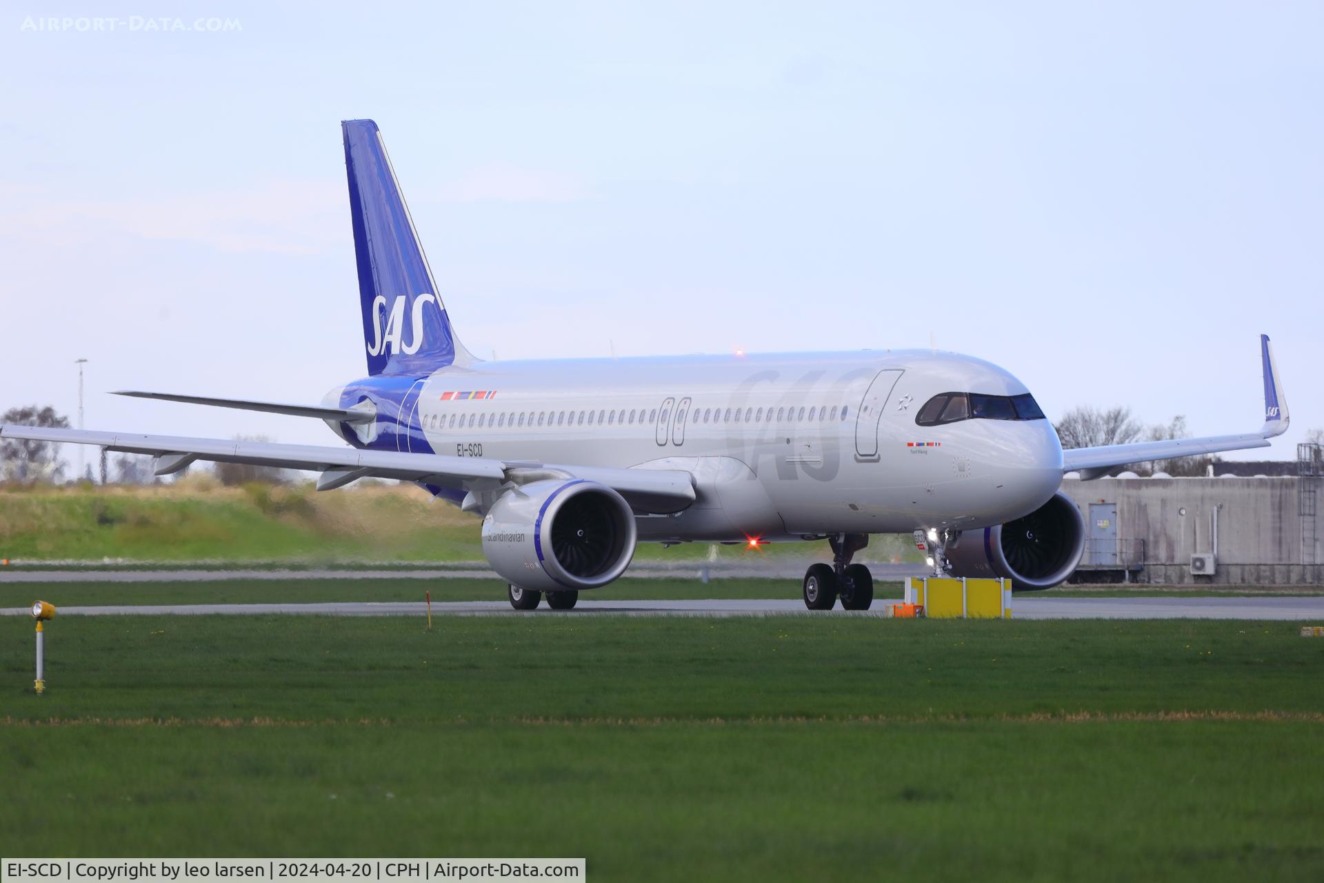 EI-SCD, 2023 Airbus A320-251N C/N 11759, Copenhagen 20.4.2024. Name 