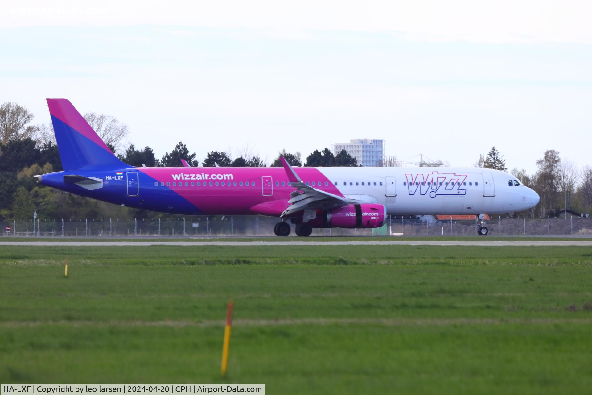 HA-LXF, 2016 Airbus A321-231 C/N 7155, Copenhagen 20.4.2024