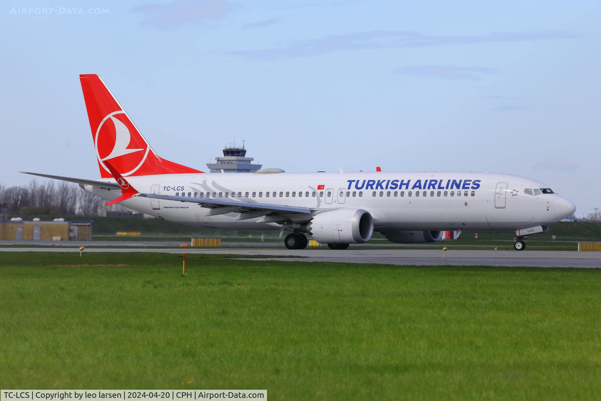 TC-LCS, 2019 Boeing 737-8 MAX C/N 60060, Copenhagen 20.4.2024