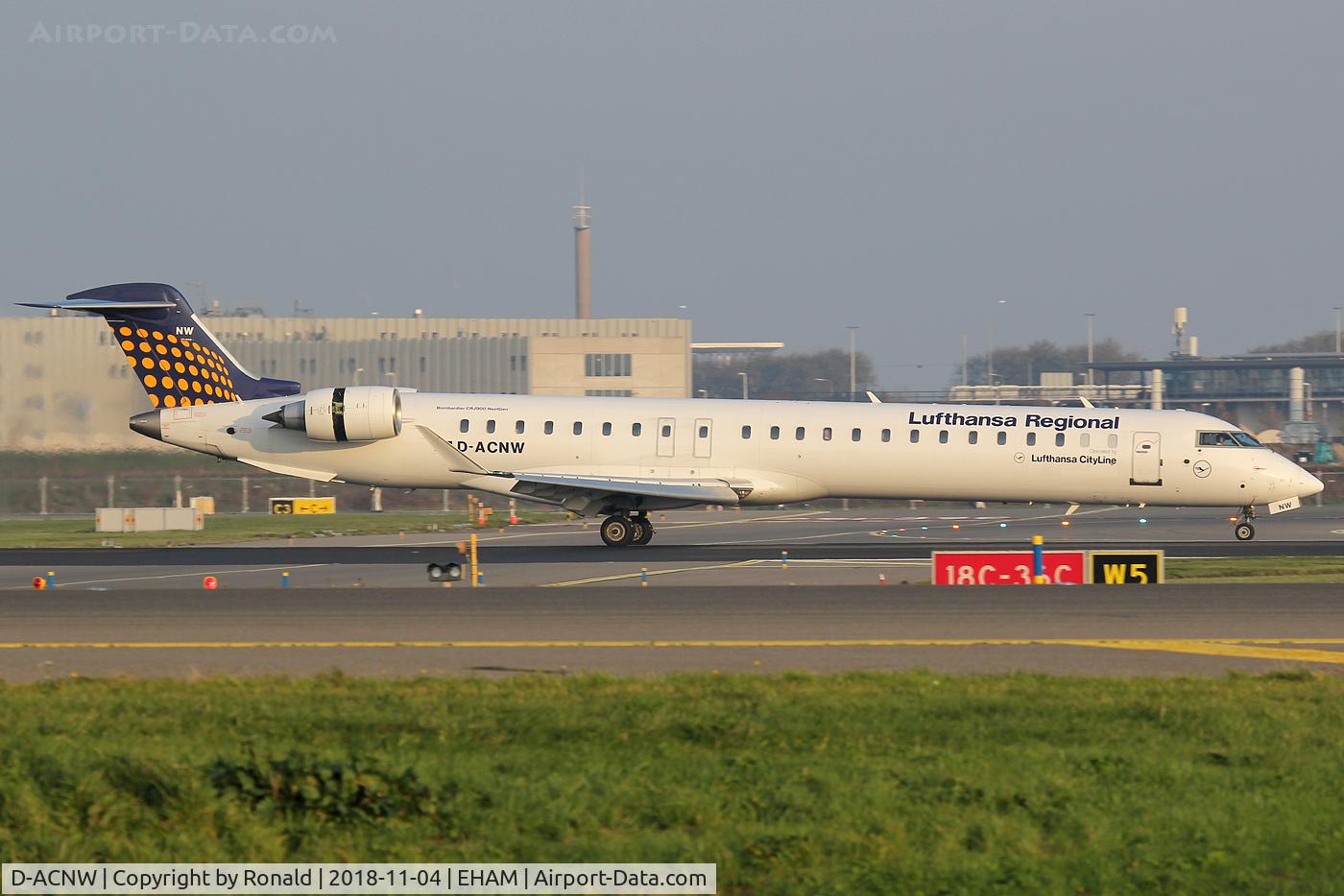 D-ACNW, 2011 Bombardier CRJ-900LR (CL-600-2D24) C/N 15269, at spl