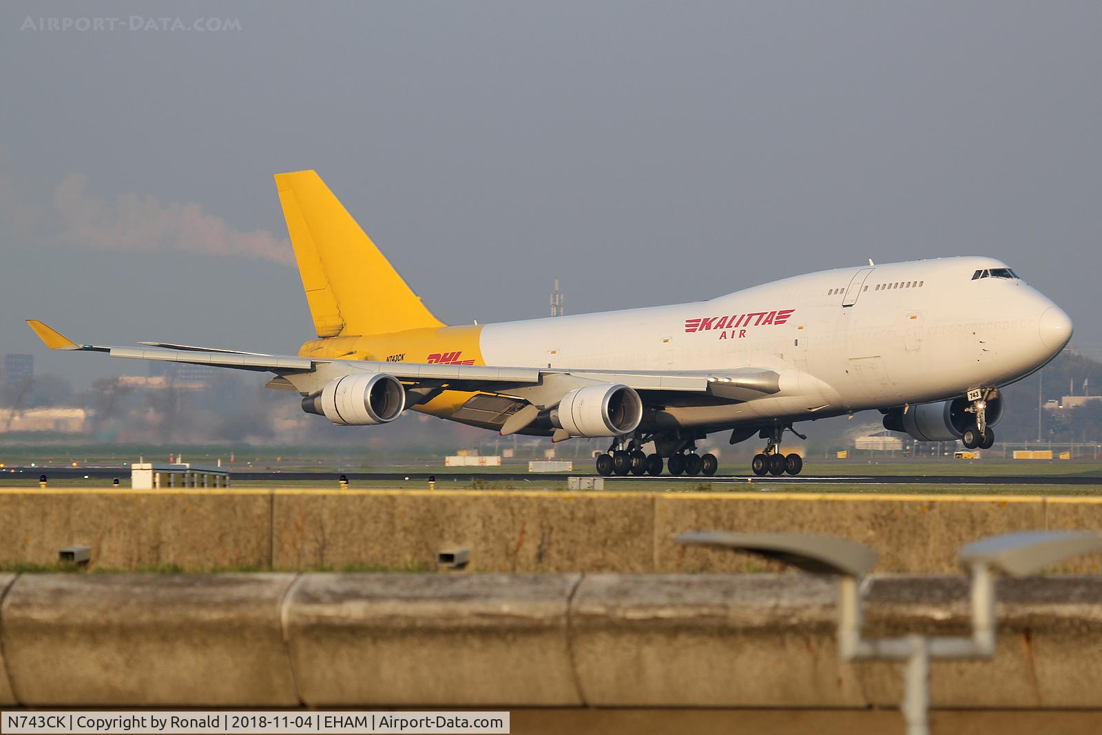 N743CK, 1993 Boeing 747-446 C/N 26350, at spl