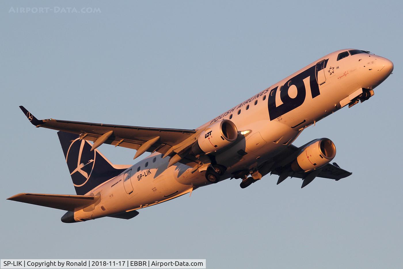 SP-LIK, 2009 Embraer 175LR (ERJ-170-200LR) C/N 17000303, at ebbr