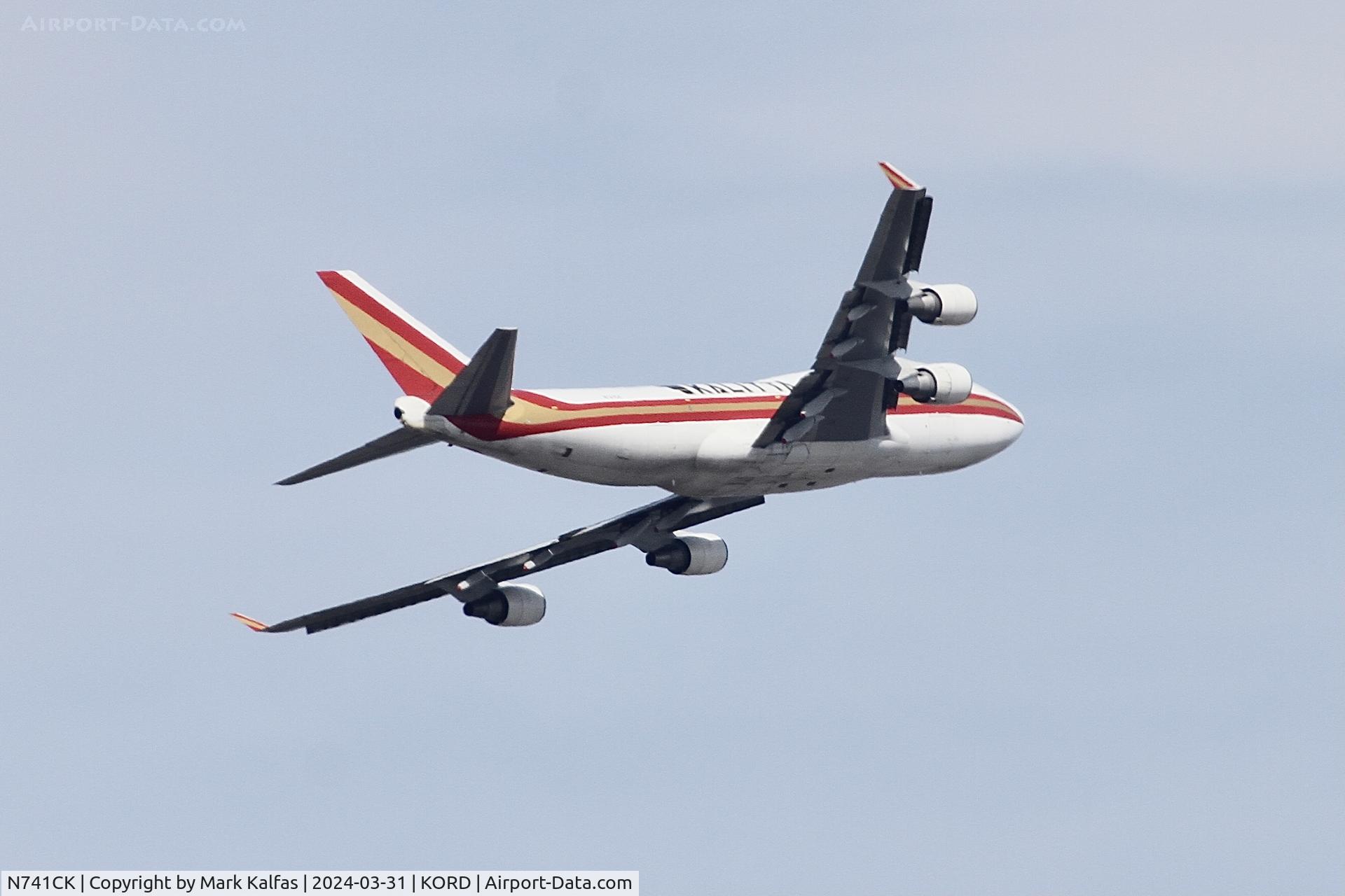 N741CK, 1989 Boeing 747-4H6 C/N 24315, B744 Kalitta Air Boeing 747-4H6 N741CK CKS9767  ORD-FSD