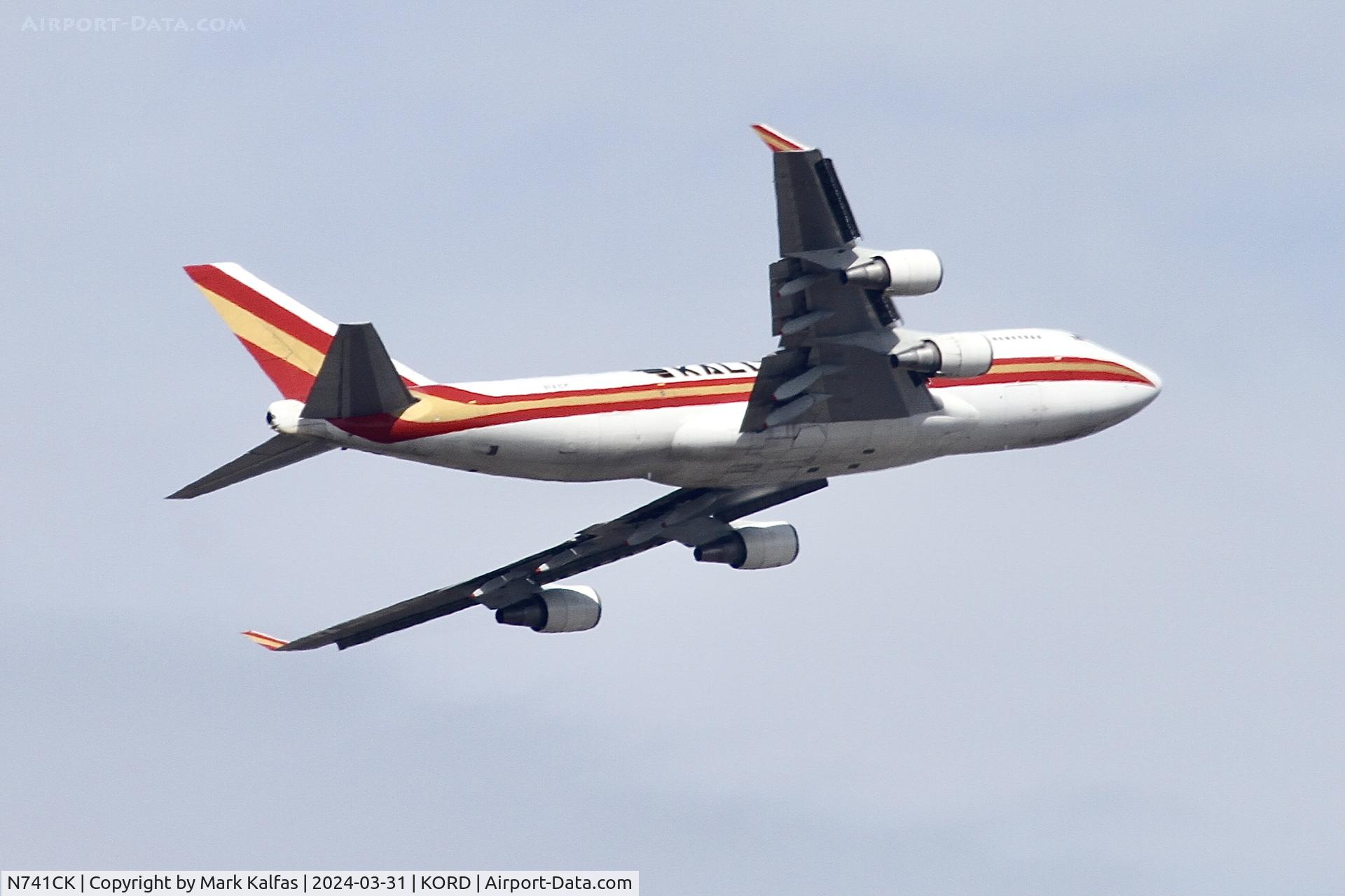 N741CK, 1989 Boeing 747-4H6 C/N 24315, B744 Kalitta Air Boeing 747-4H6 N741CK CKS9767  ORD-FSD