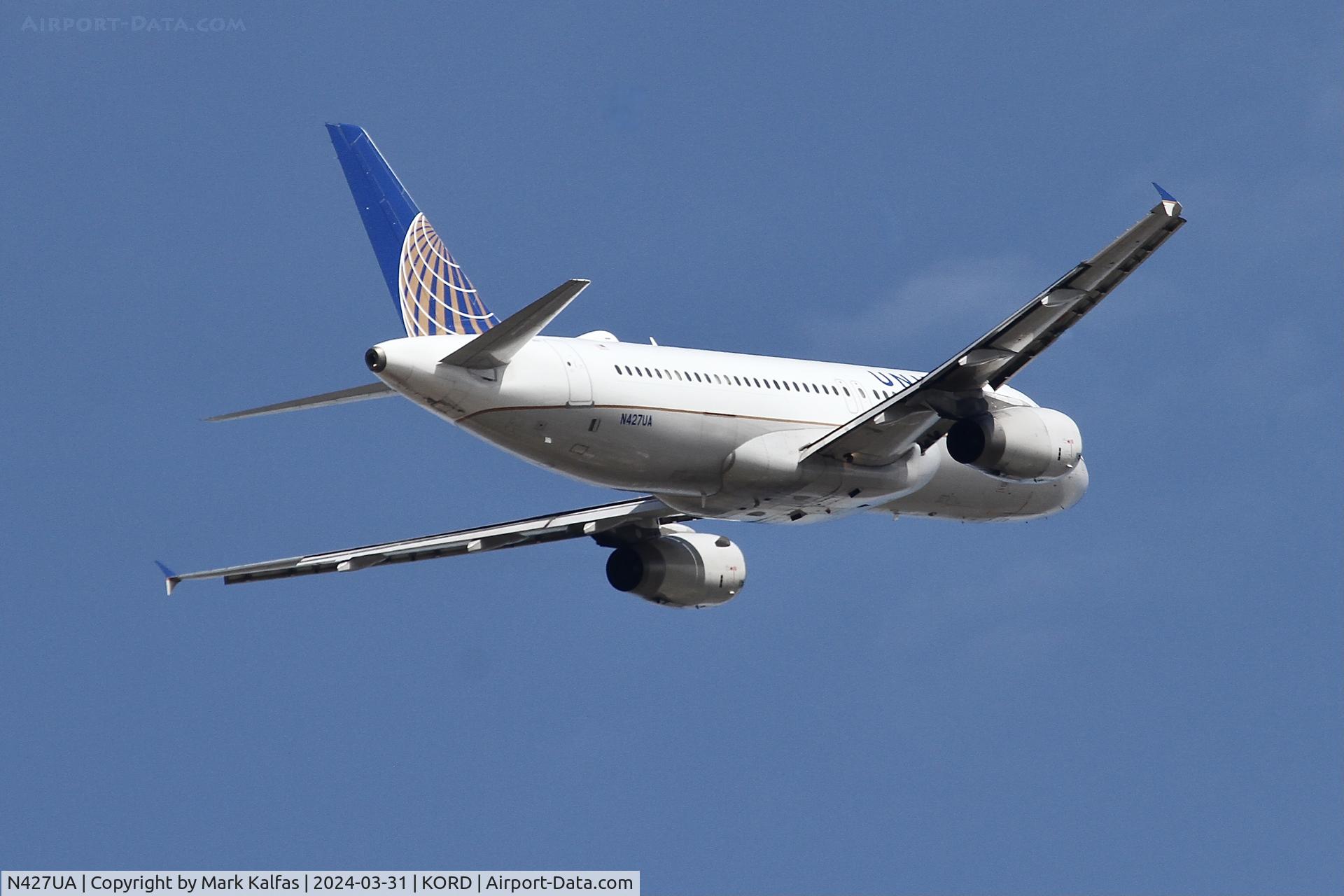 N427UA, 1995 Airbus A320-232 C/N 512, A320 United Airlines Airbus A320-232 N427UA UAL439 ORD-DCA