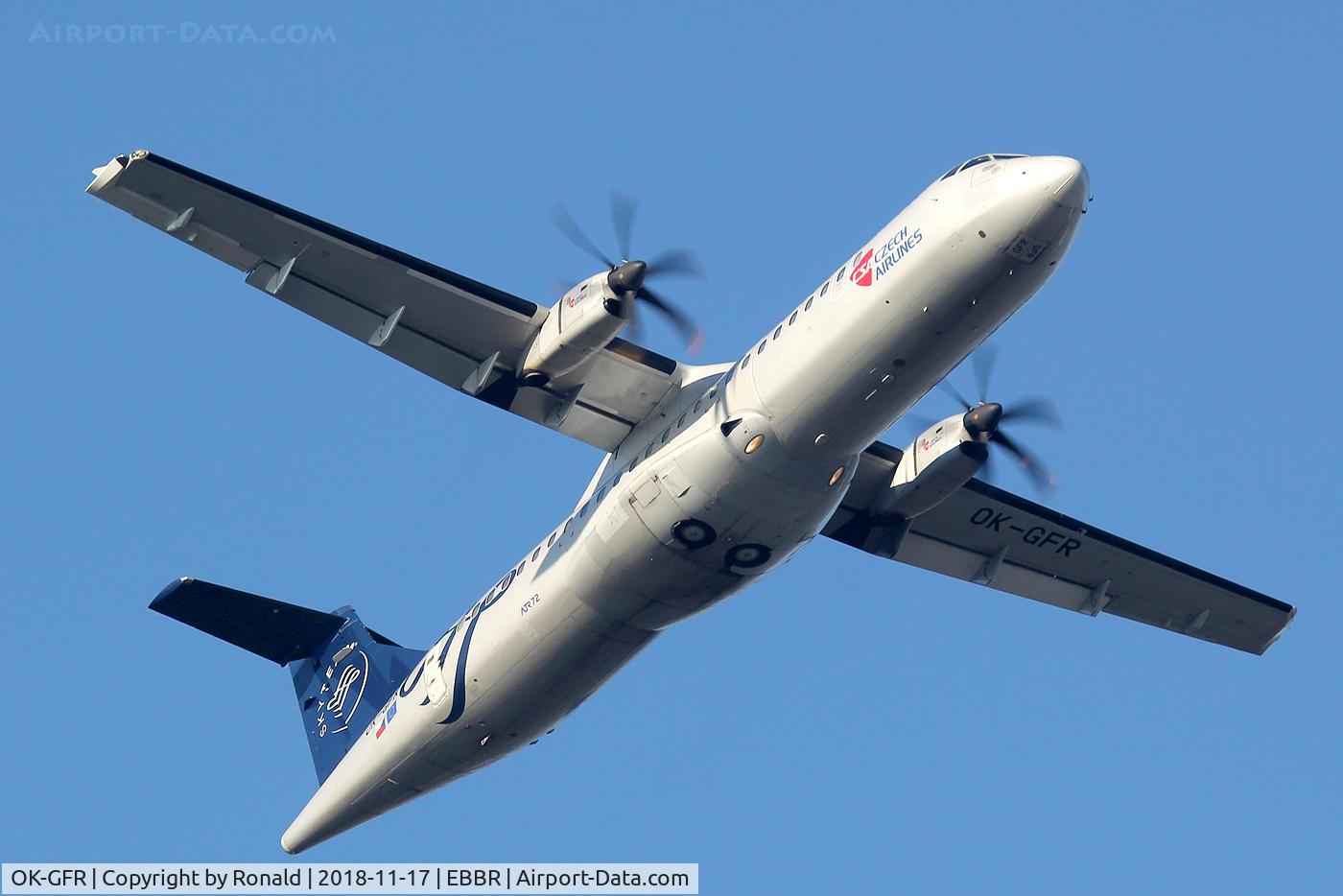 OK-GFR, 2001 ATR 72-212A C/N 681, at ebbr
