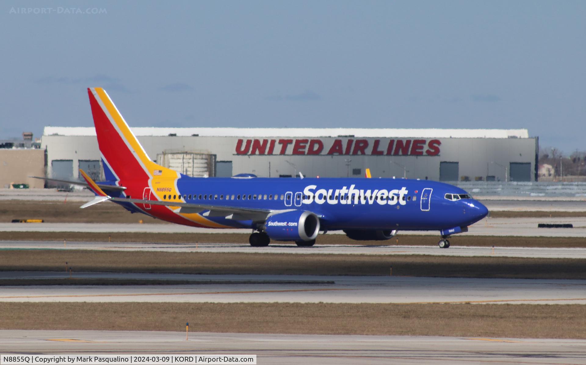 N8855Q, 2023 Boeing 737-8 MAX C/N 67495, Boeing 737-8 MAX