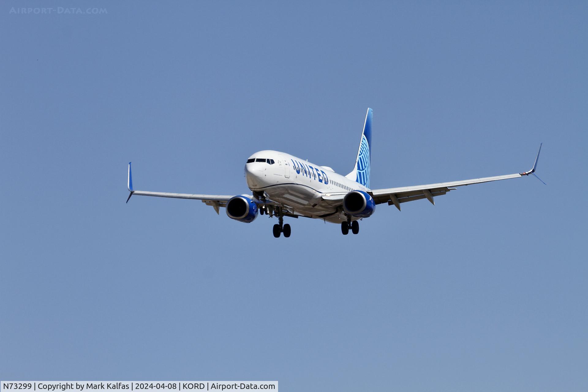 N73299, 2005 Boeing 737-824 C/N 34005, B738 United Airlines Boeing 737-824 N73299 UAL1502 SAN-ORD
