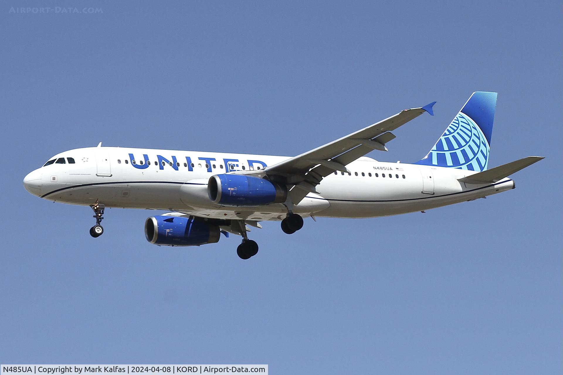 N485UA, 2001 Airbus A320-232 C/N 1617, A320 United Airlines A320-232 N485UA UAL310 MSY-ORD