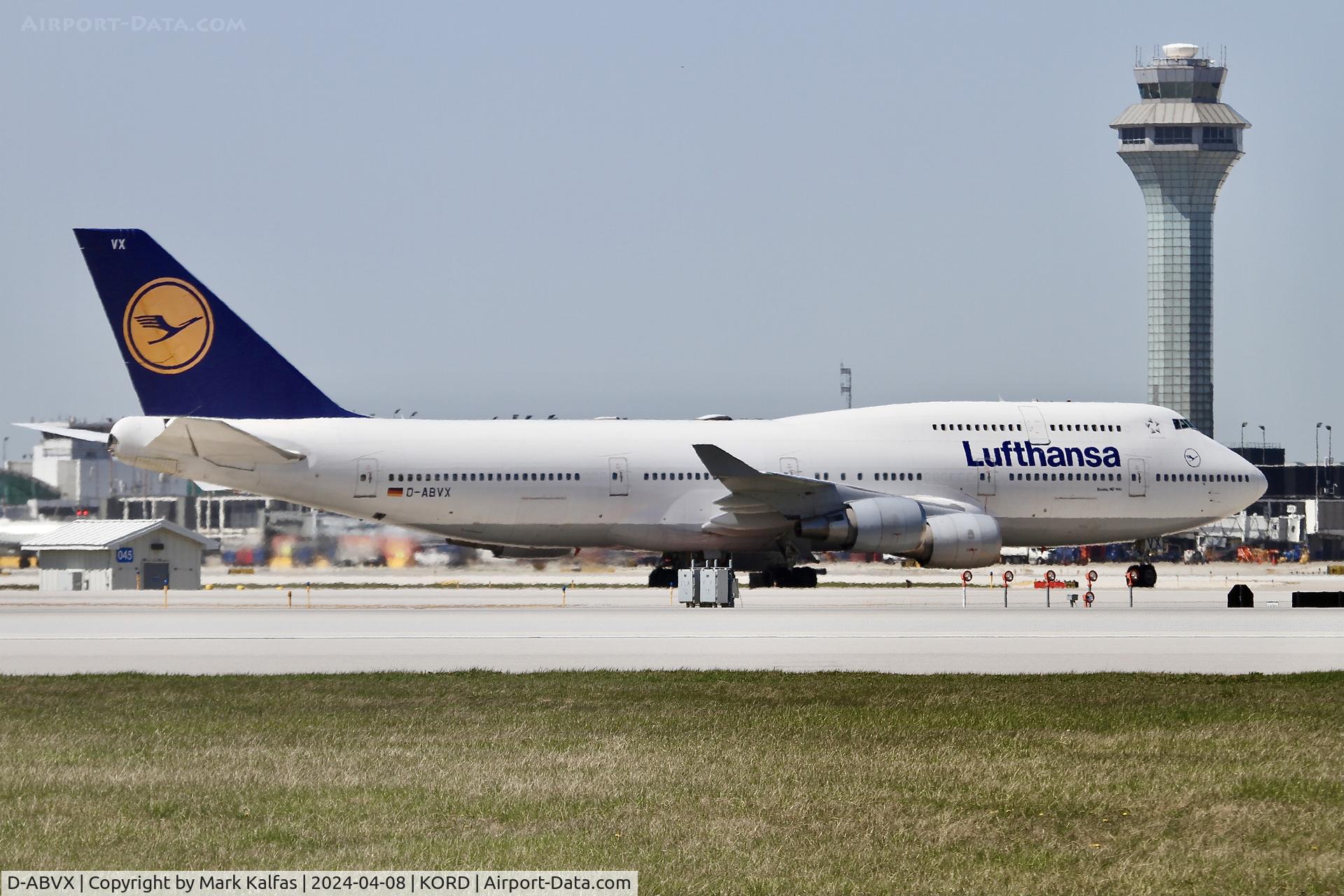 D-ABVX, 1999 Boeing 747-430 C/N 29868, B744 Lufthansa Boeing 747-430 D-ABVX DLH430 EDDF-KORD