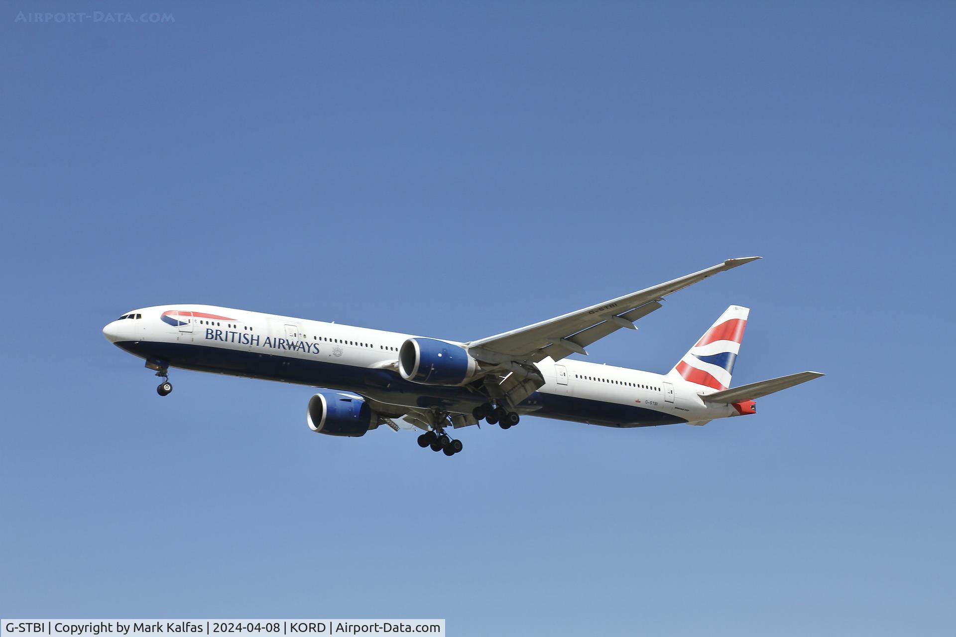 G-STBI, 2013 Boeing 777-336/ER C/N 43702, B77W British Airways Boeing 777-336(ER) G-STBI  BAW295 EGLL-KORD