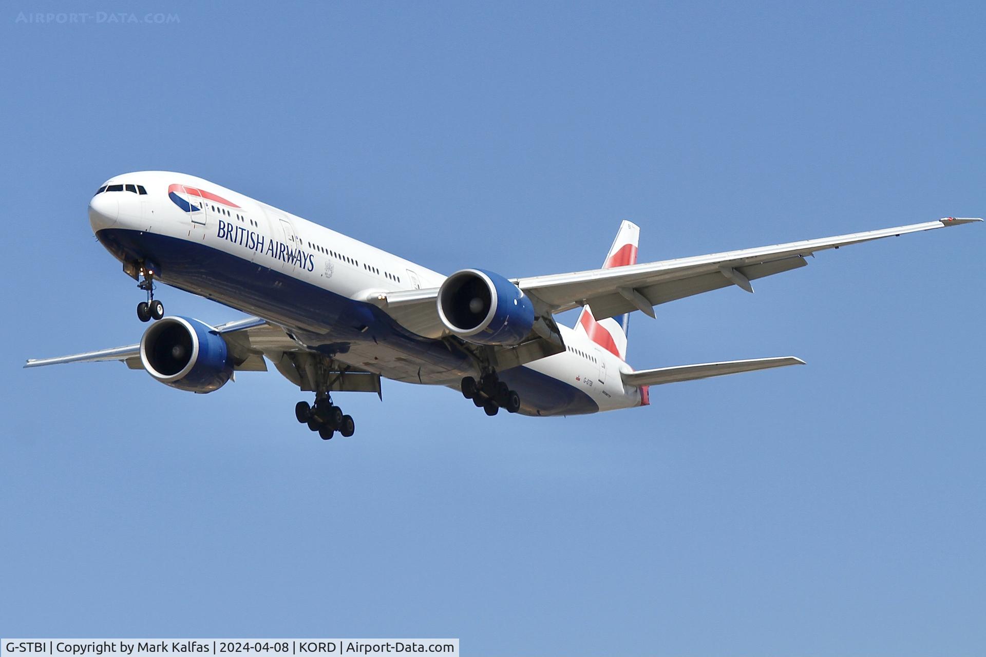G-STBI, 2013 Boeing 777-336/ER C/N 43702, B77W British Airways Boeing 777-336(ER) G-STBI  BAW295 EGLL-KORD