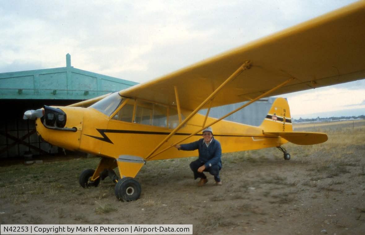N42253, 1945 Piper J3C-65 Cub C/N 14503, Piper N42253 in Scobey Montana