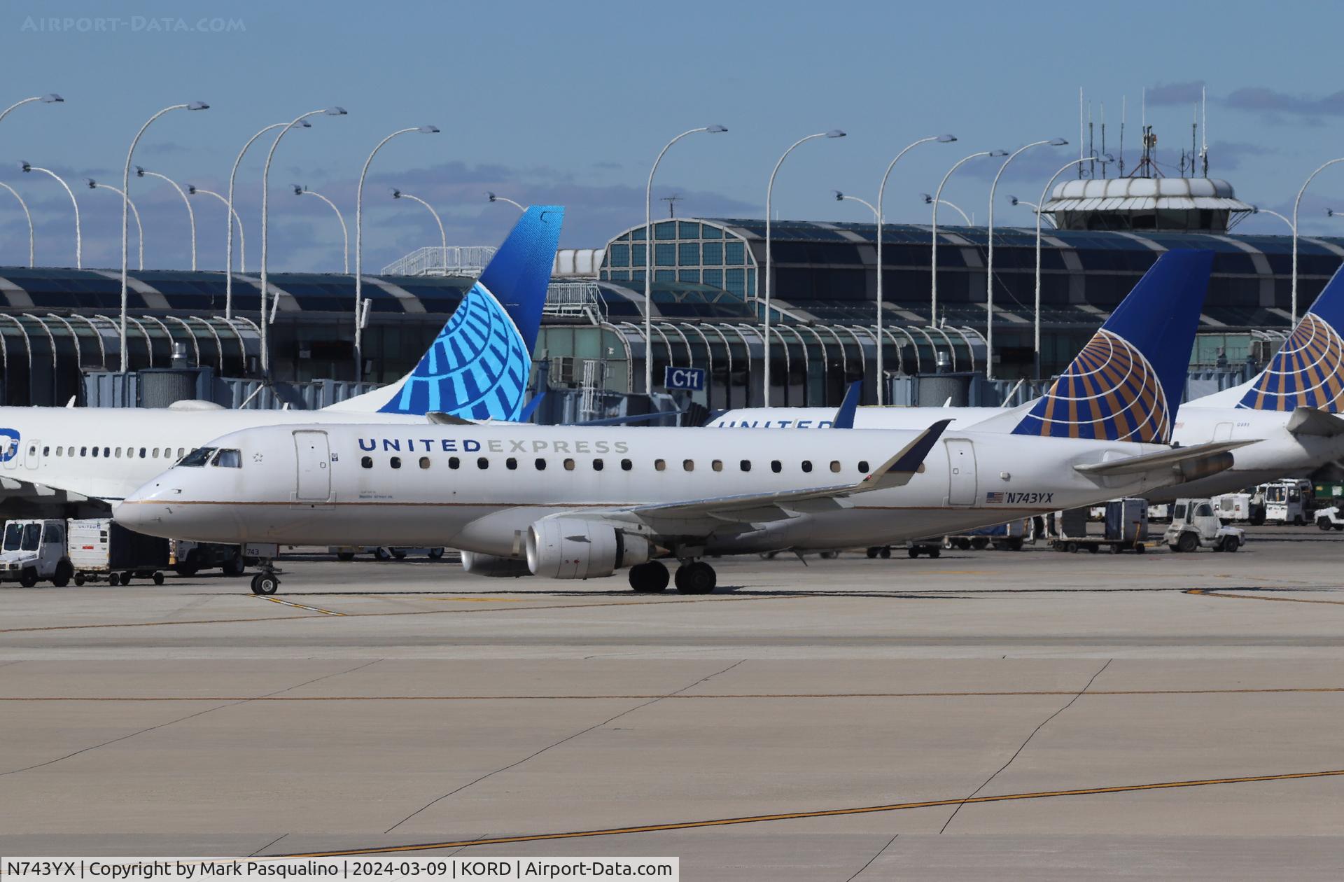 N743YX, 2017 Embraer 175LR (ERJ-170-200LR) C/N 17000660, ERJ-170-200LR