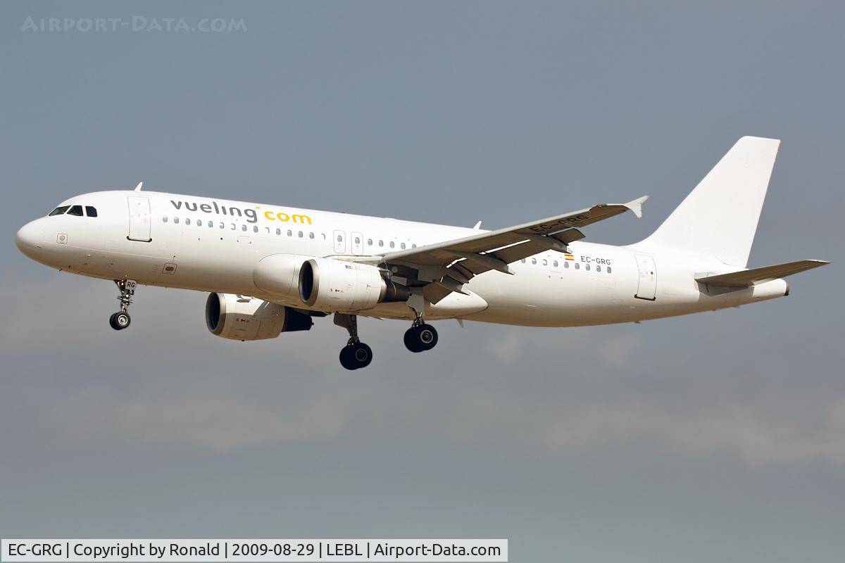 EC-GRG, 1990 Airbus A320-211 C/N 143, at lebl