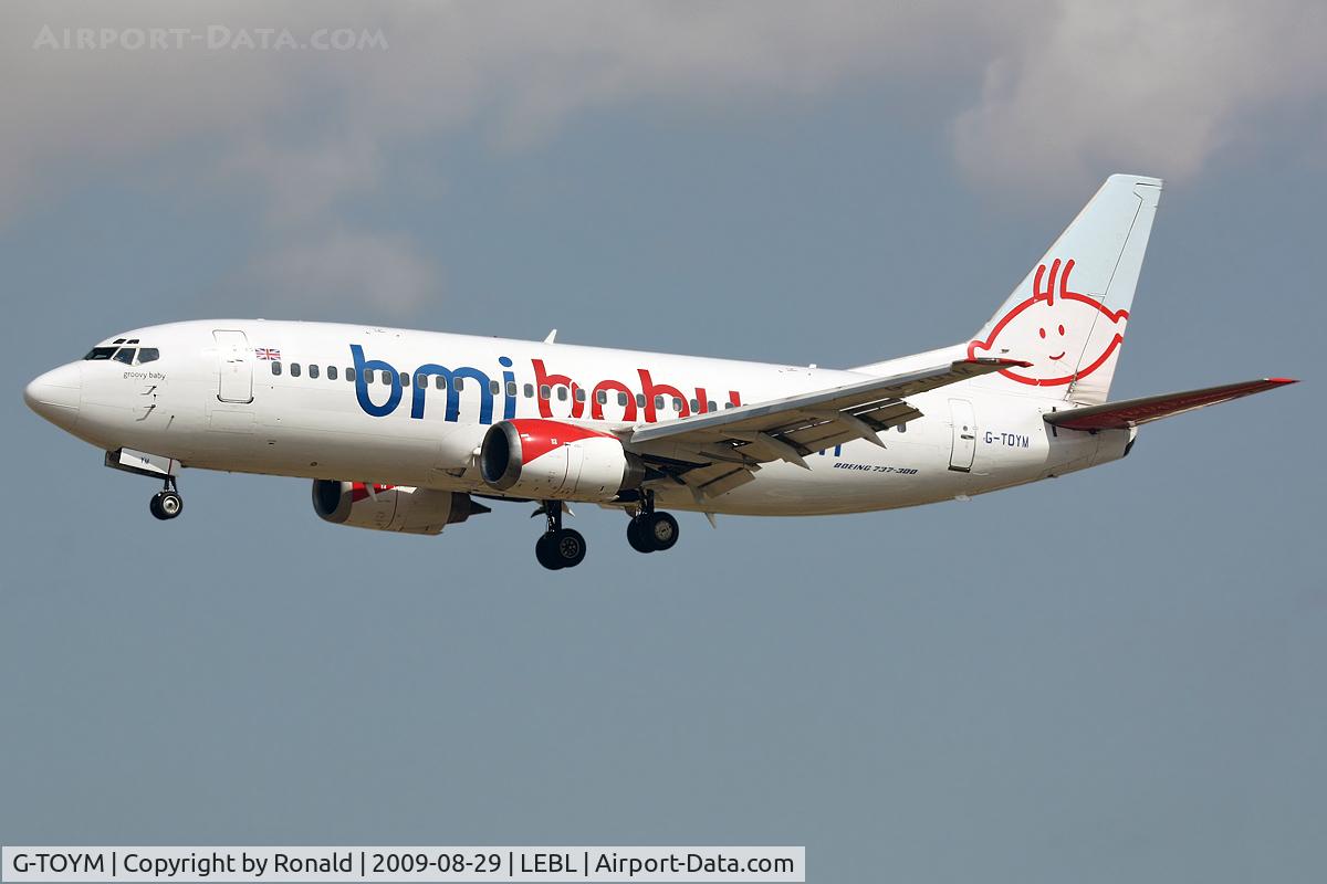 G-TOYM, 1998 Boeing 737-36Q C/N 29141, at lebl