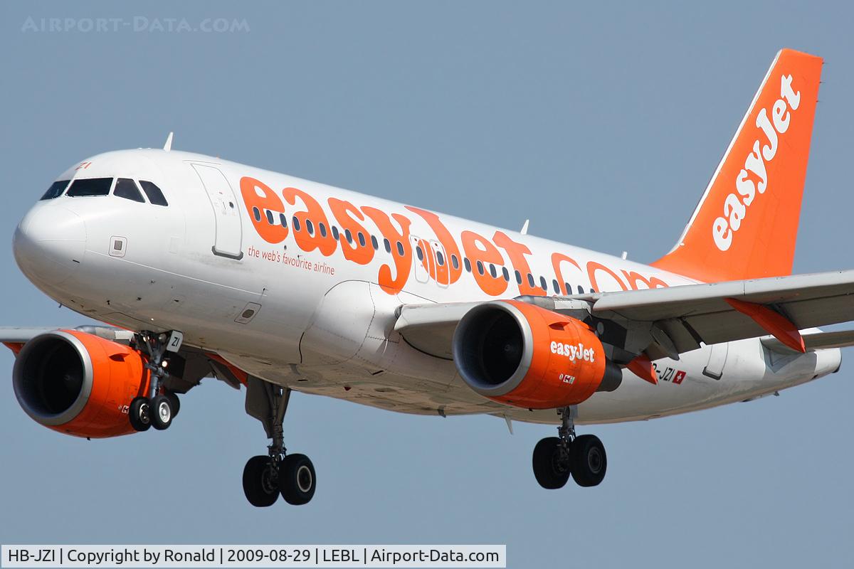 HB-JZI, 2004 Airbus A319-111 C/N 2245, at lebl