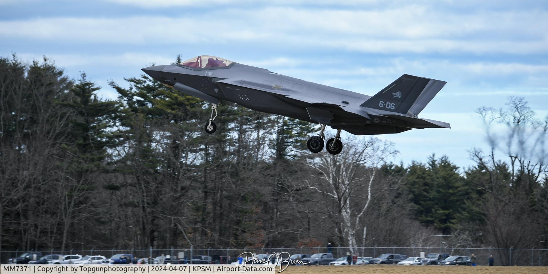 MM7371, 2023 Lockheed Martin F-35A C/N AL-21, IAM3201, 2nd group landing RW34