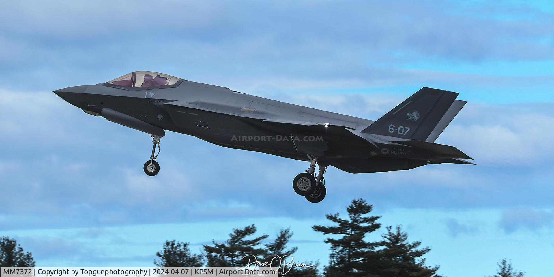 MM7372, 2022 Lockheed Martin F-35A C/N AL-22, 3rd and final 35 from the 2nd group
