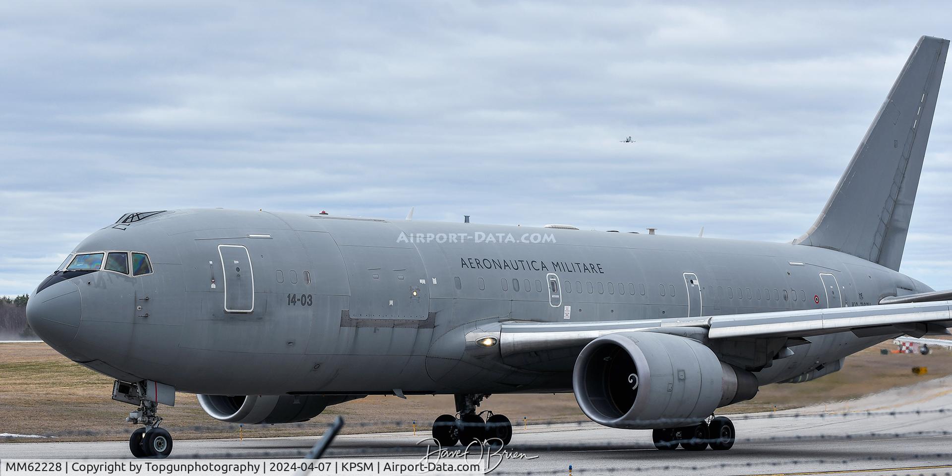 MM62228, 2006 Boeing KC-767A C/N 33688, 6 Typhoons depart and circle waiting for their tankers to take off and form up on their wings