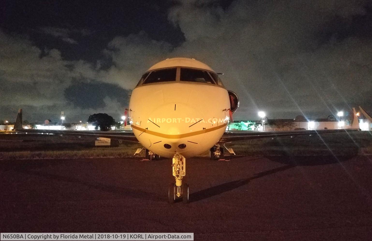 N650BA, 2018 Bombardier CL-600-2B16 Challenger 650 C/N 6113, NBAA 2018 zx