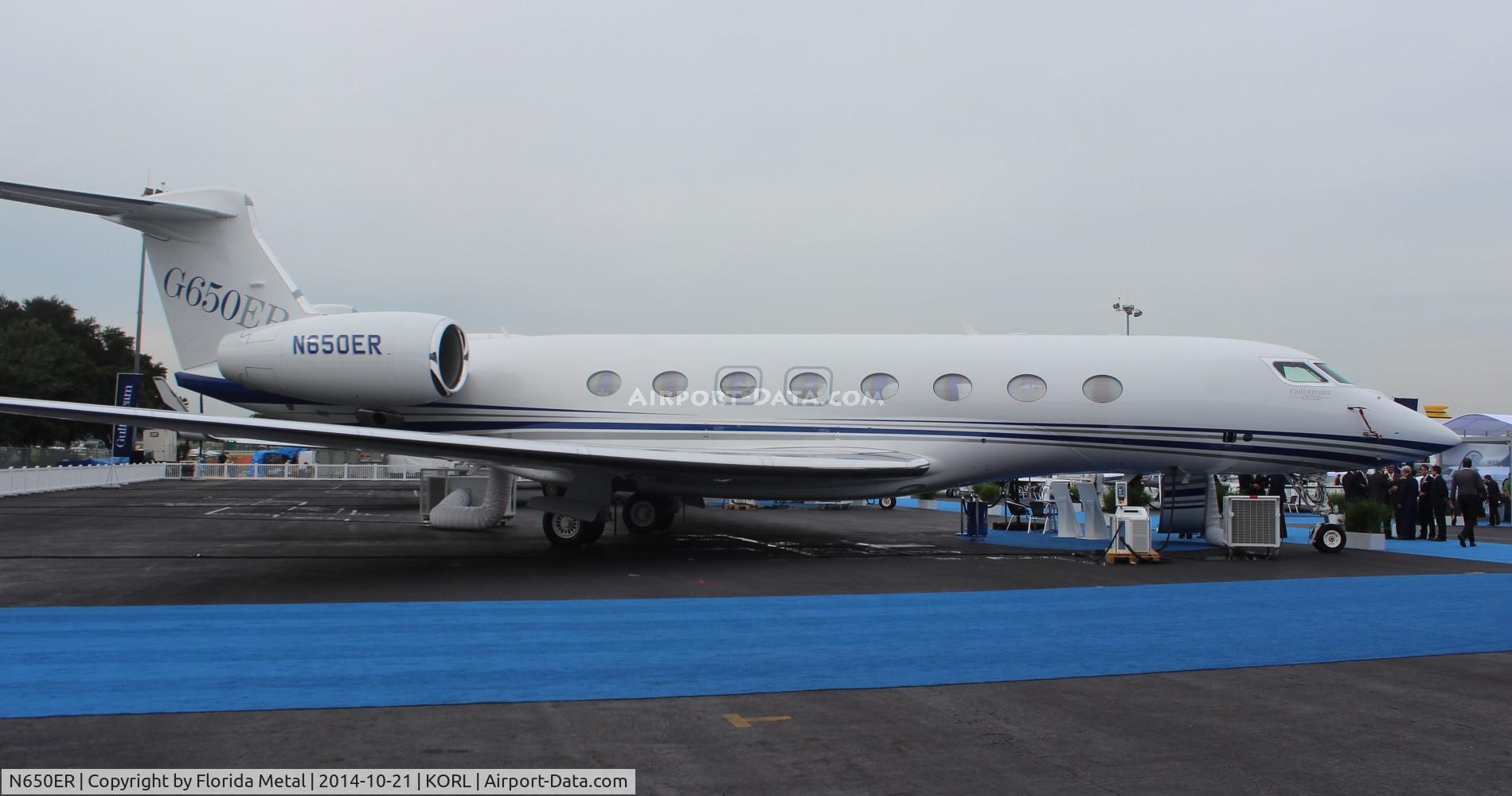 N650ER, 2014 Gulfstream Aerospace G650 (G-VI) C/N 6084, G650 zx