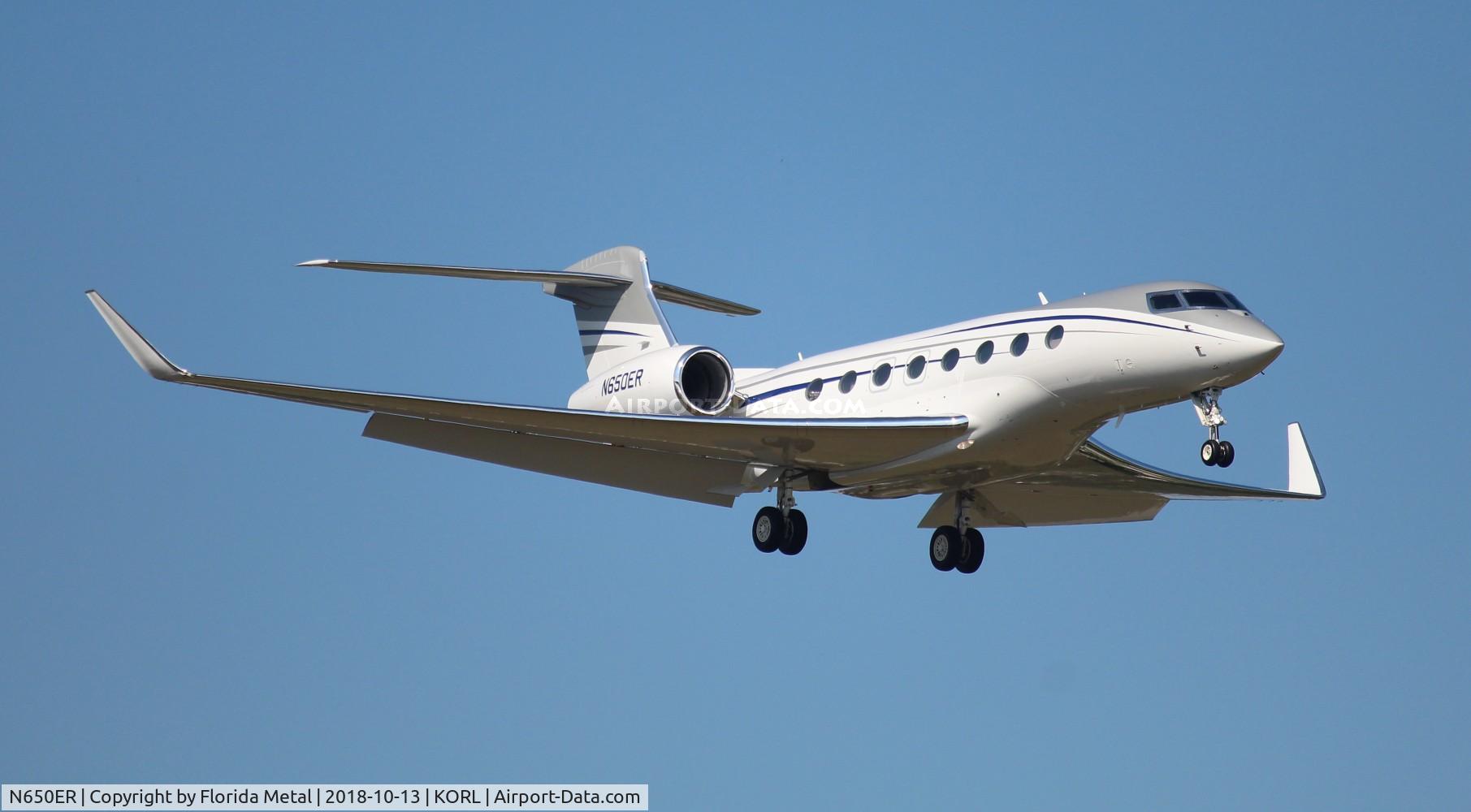 N650ER, 2017 Gulfstream G-VI (G650ER) C/N 6306, G650 zx SAV-ORL